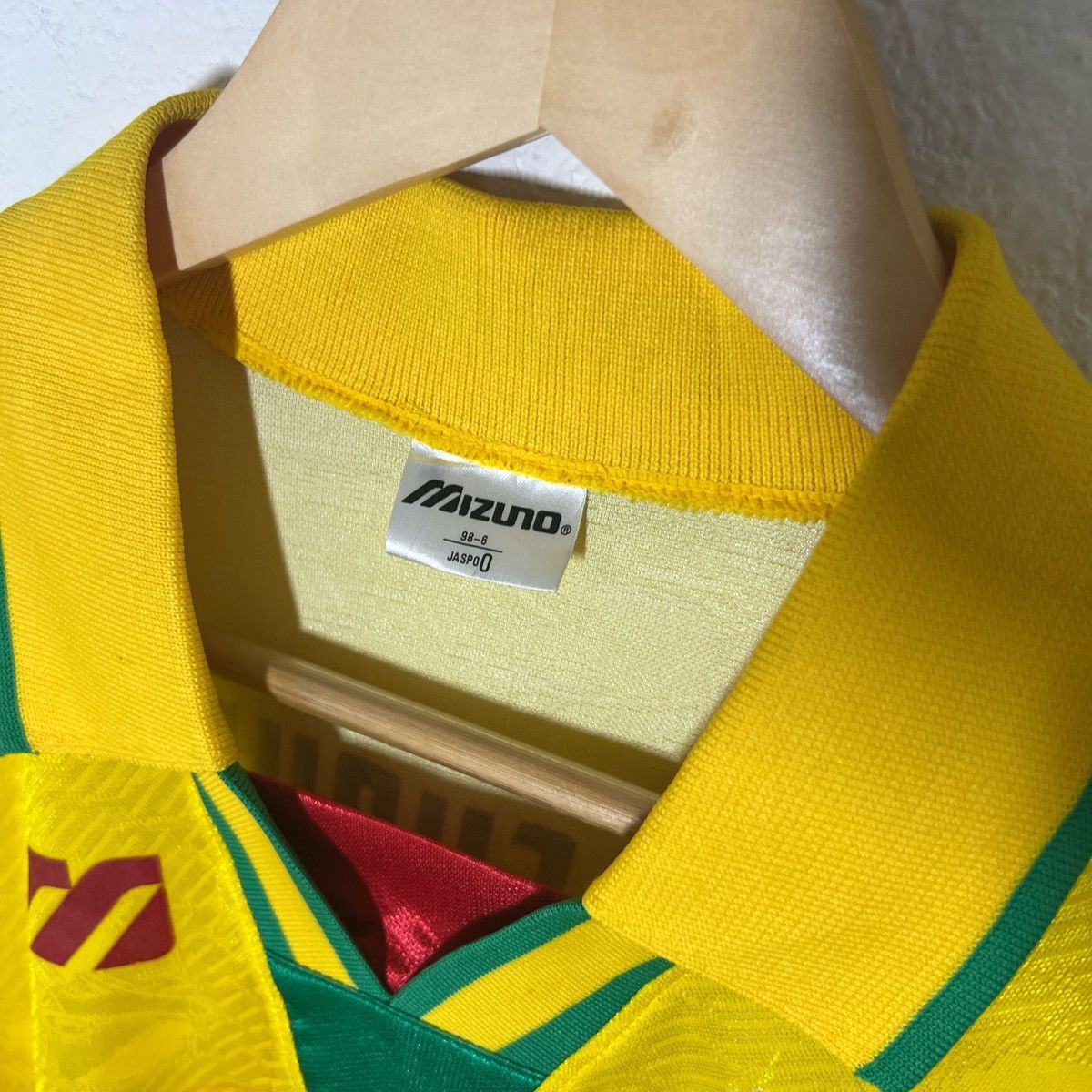 Mizuno JEF United 1997 Home Long Sleeve Jersey | Vintage Soccer Size US L / EU 52-54 / 3 - 3 Thumbnail