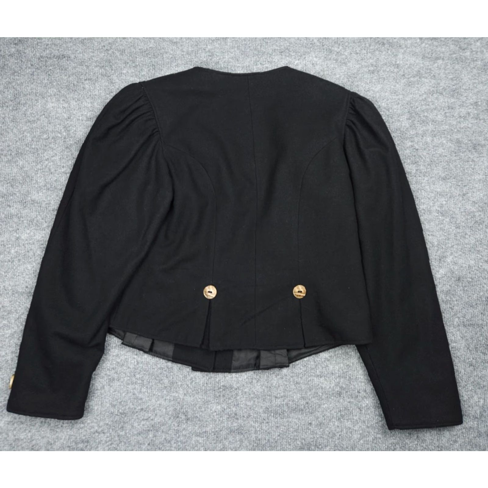 Vintage VINTAGE Walbusch H. Moser Jacket Blazer Cardigan Women's 40 (36" Chest) Black Wool Blend Salzburg Overcoat Jacket Men? Size S / US 4 / IT 40 - 2 Thumbnail