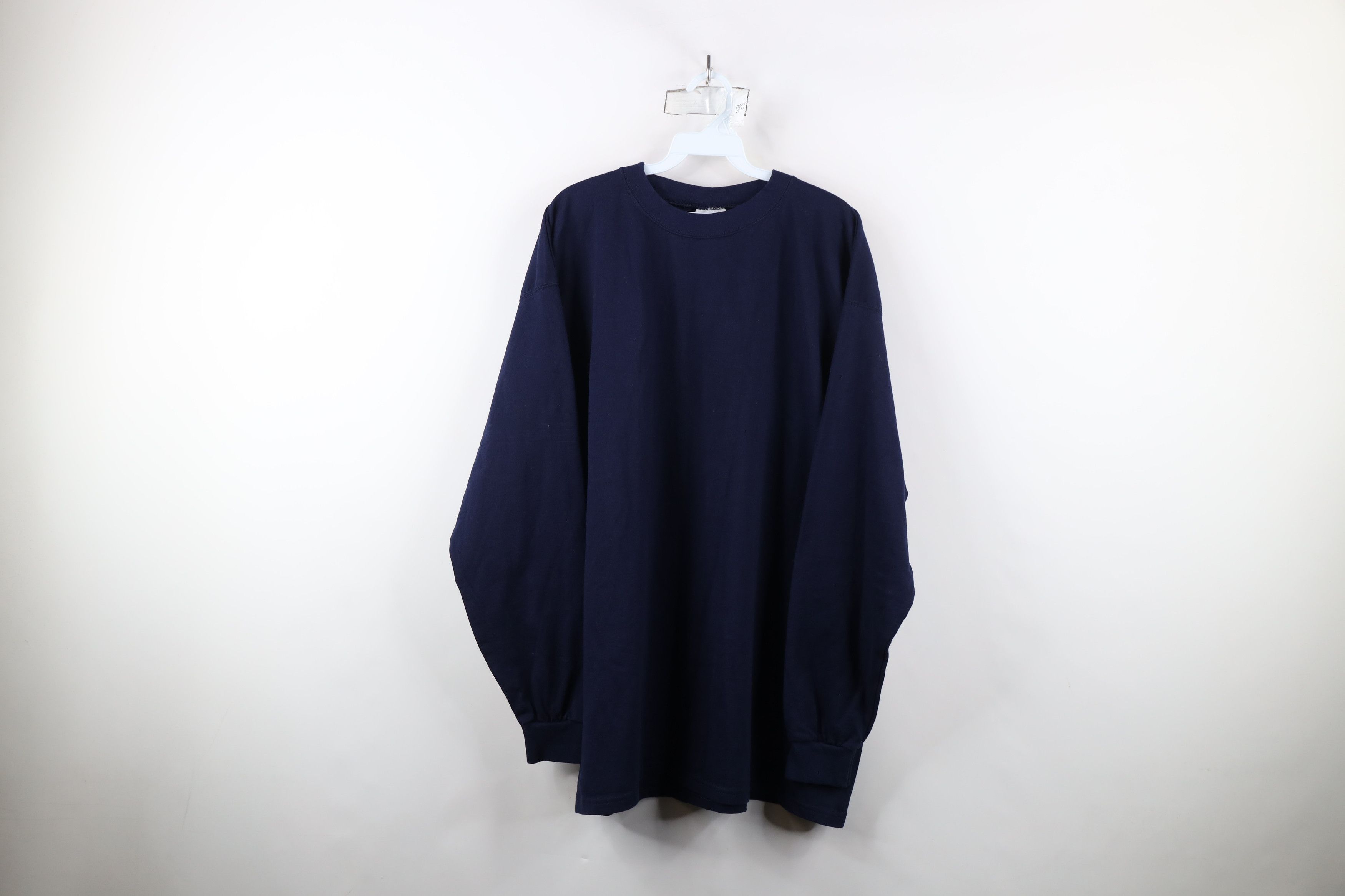 Vintage Vintage 90s Streetwear Heavyweight Long Sleeve T-Shirt US Size US XL / EU 56 / 4 - 1 Thumbnail