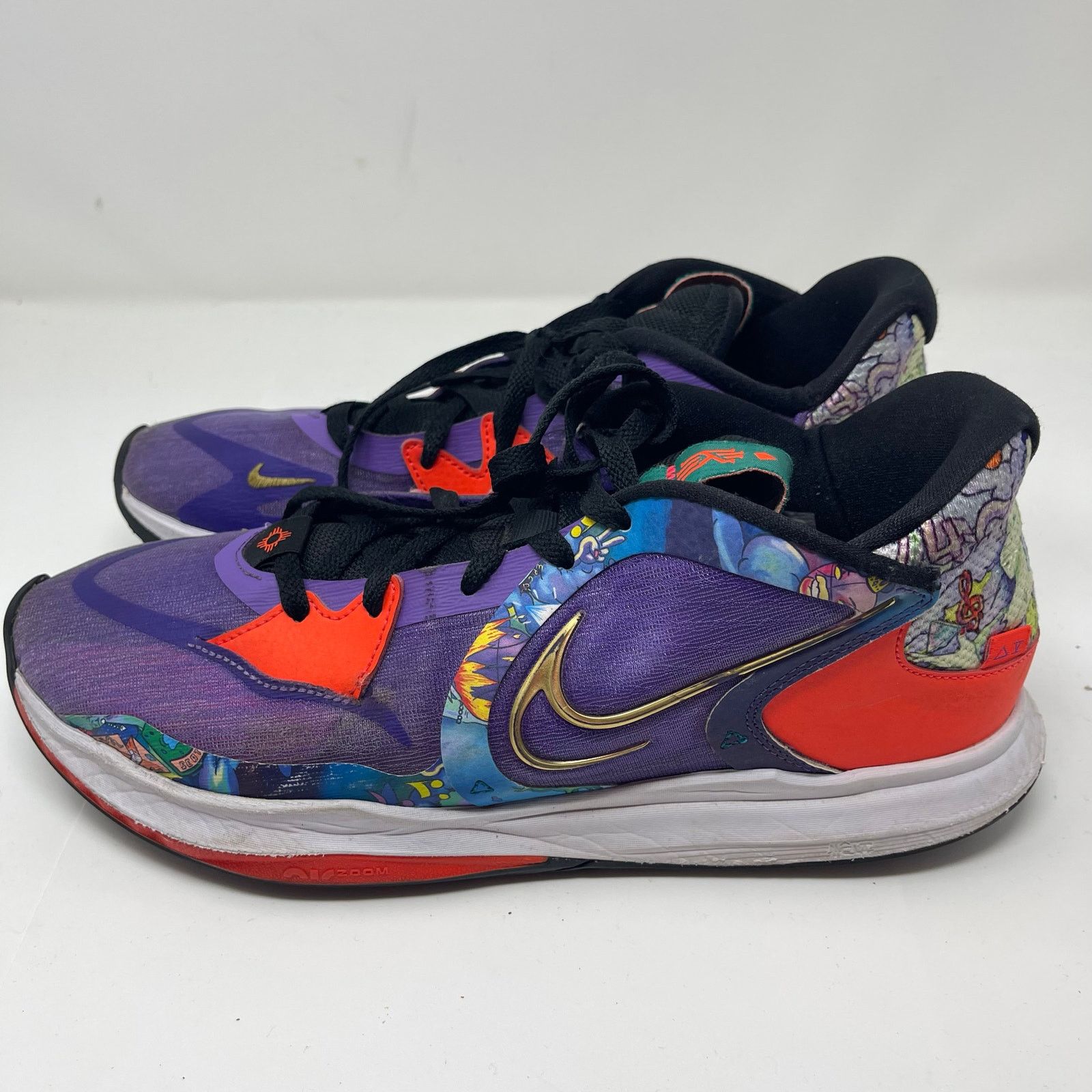 Nike Nike Kyrie Irving Low 5 Mural Jewell Loyd Purple DJ6012-002 Size US 12 / EU 45 - 6 Thumbnail