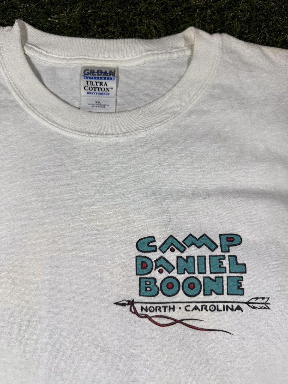 Vintage Vintage 90s Camp Boone Western Aztec Tribal Carolina Tee Size US XXL / EU 58 / 5 - 3 Thumbnail