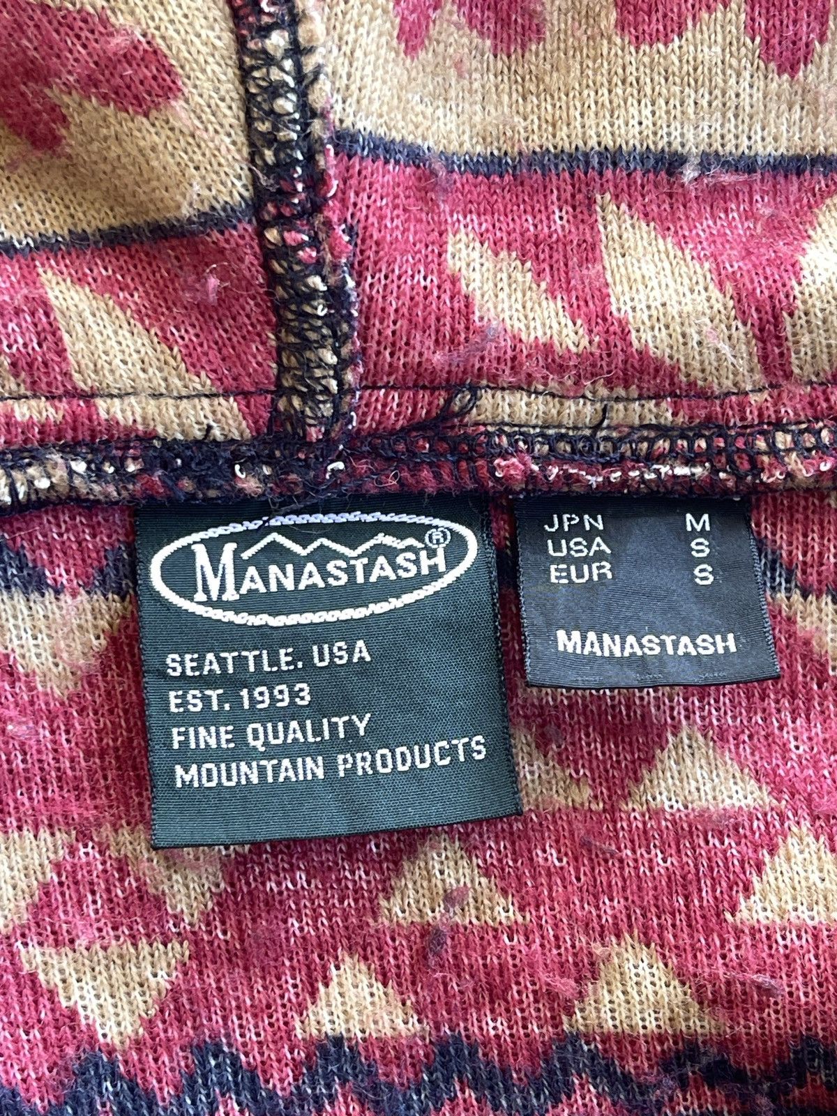 Manastash Manastash Nordic Printed Zipper Poncho Size S / US 4 / IT 40 - 10 Thumbnail