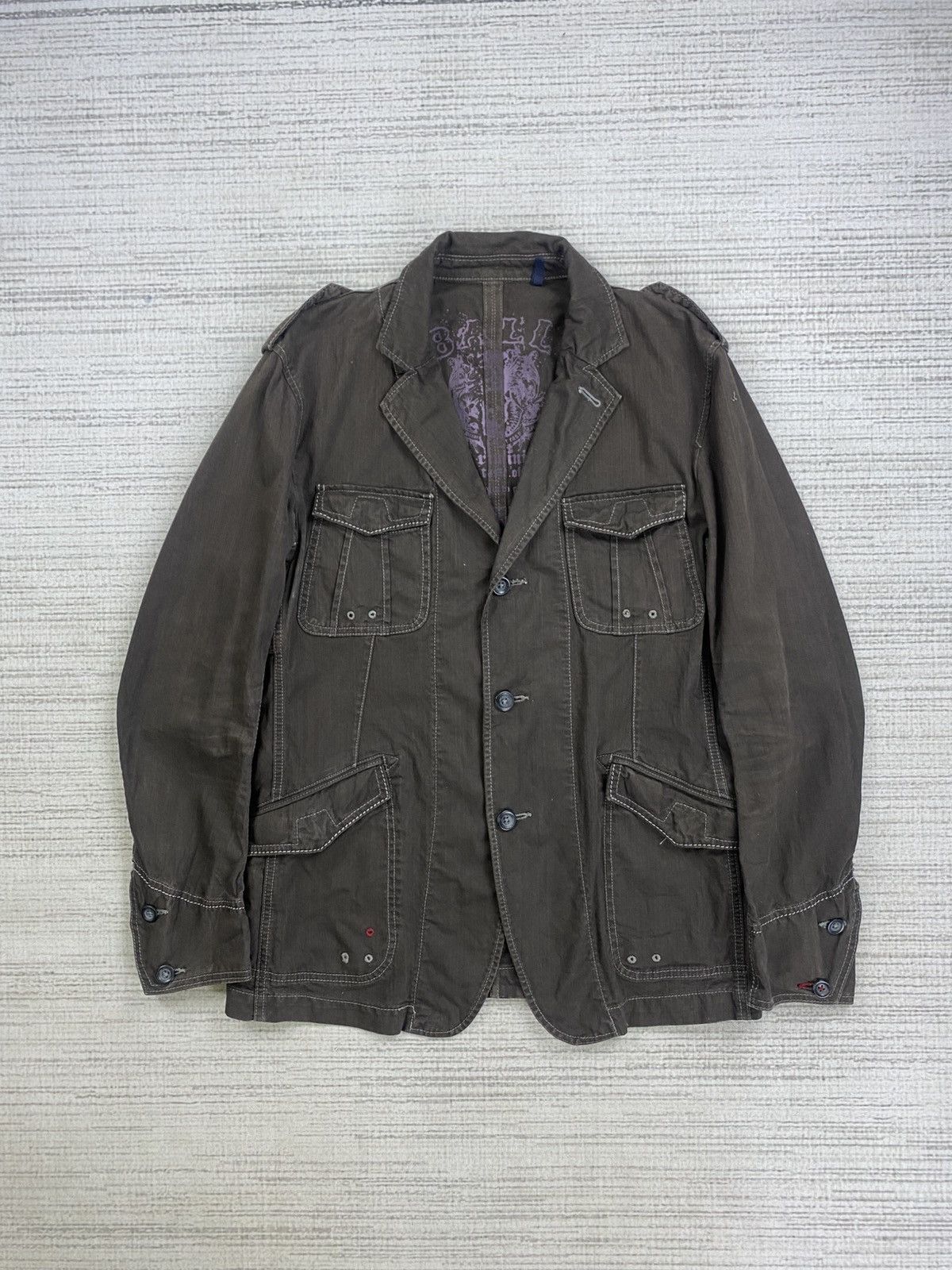 Japanese Brand Vintage BALL Japanese Brand Mulipocket Punk Style Jacket Size US M / EU 48-50 / 2 - 1 Thumbnail