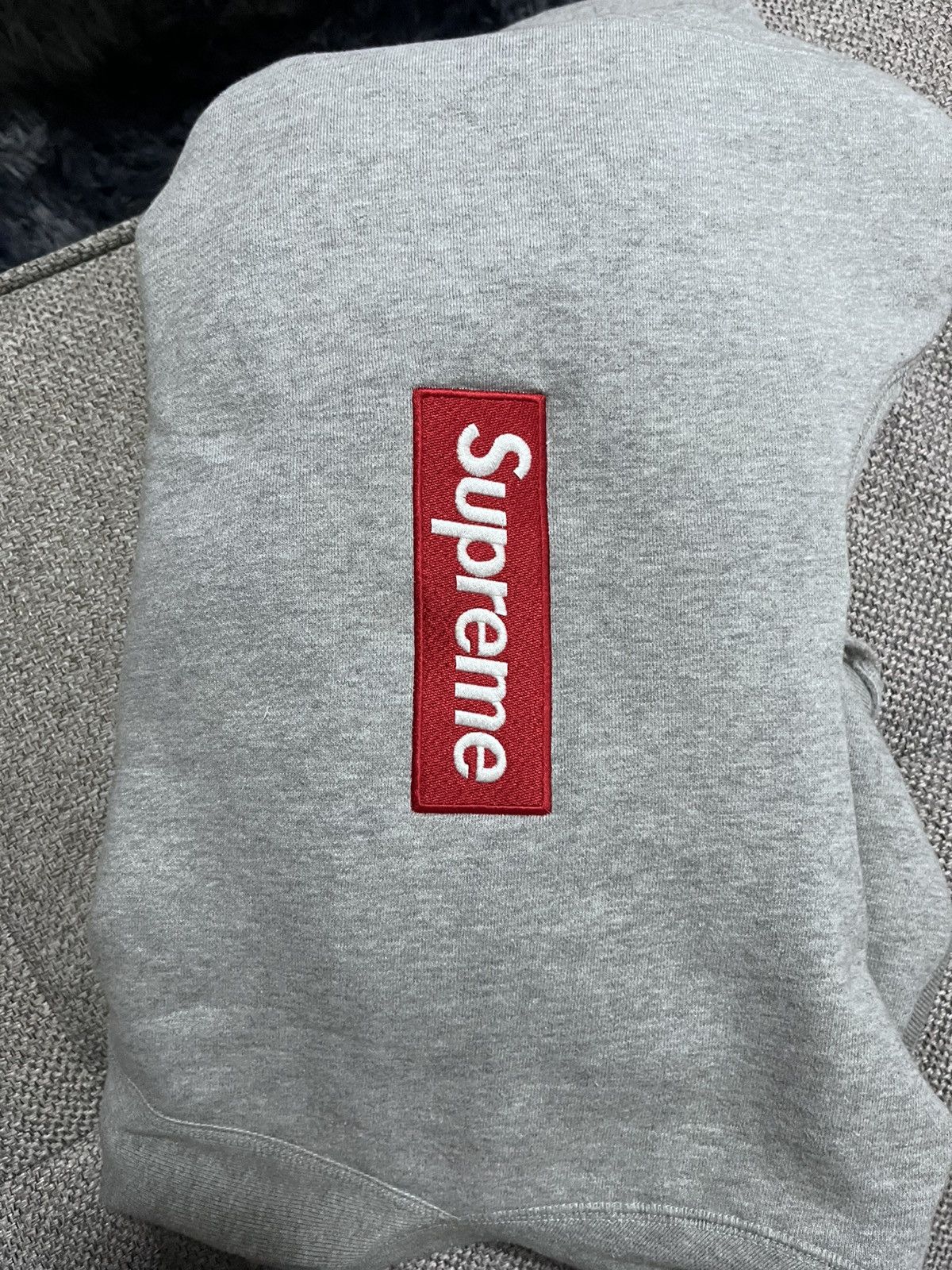 Supreme Supreme Grey hoodie Size US S / EU 44-46 / 1 - 8 Thumbnail