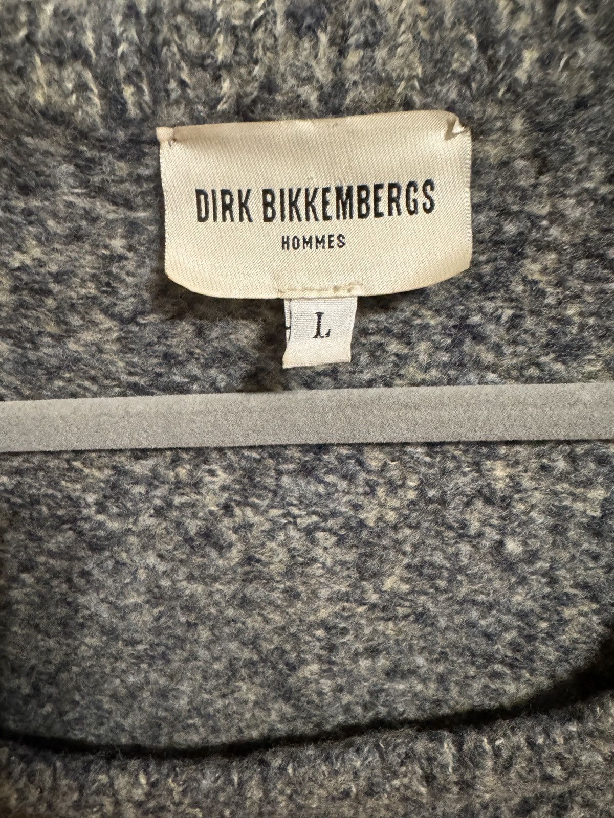 Dirk Bikkembergs Rare vintage Grey melange zipper tank Size US L / EU 52-54 / 3 - 3 Thumbnail