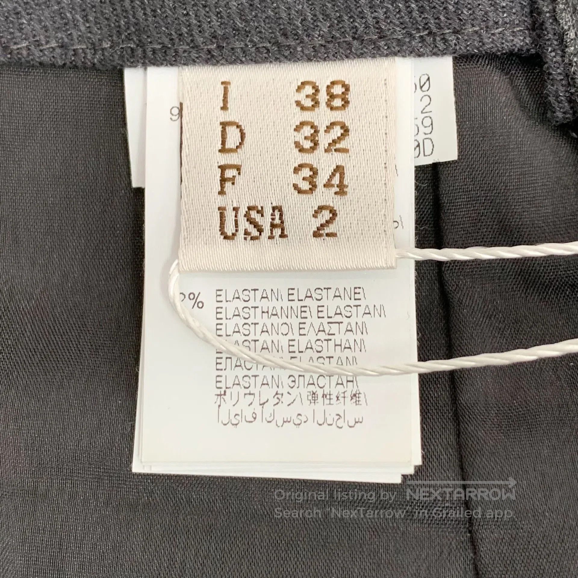 Brunello Cucinelli Brunello Cucinelli Wool Beaded Belt Skirt. Size 37" - 6 Thumbnail