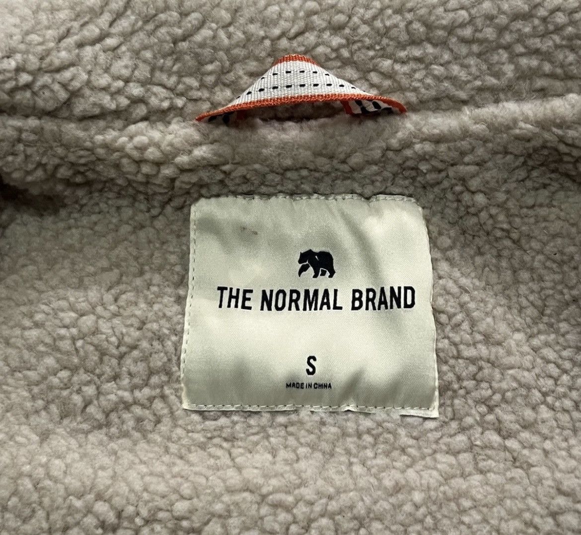 Other The Normal Brand Sherpa Jacket Size Small In Brown & Gray Ch Size US S / EU 44-46 / 1 - 10 Thumbnail