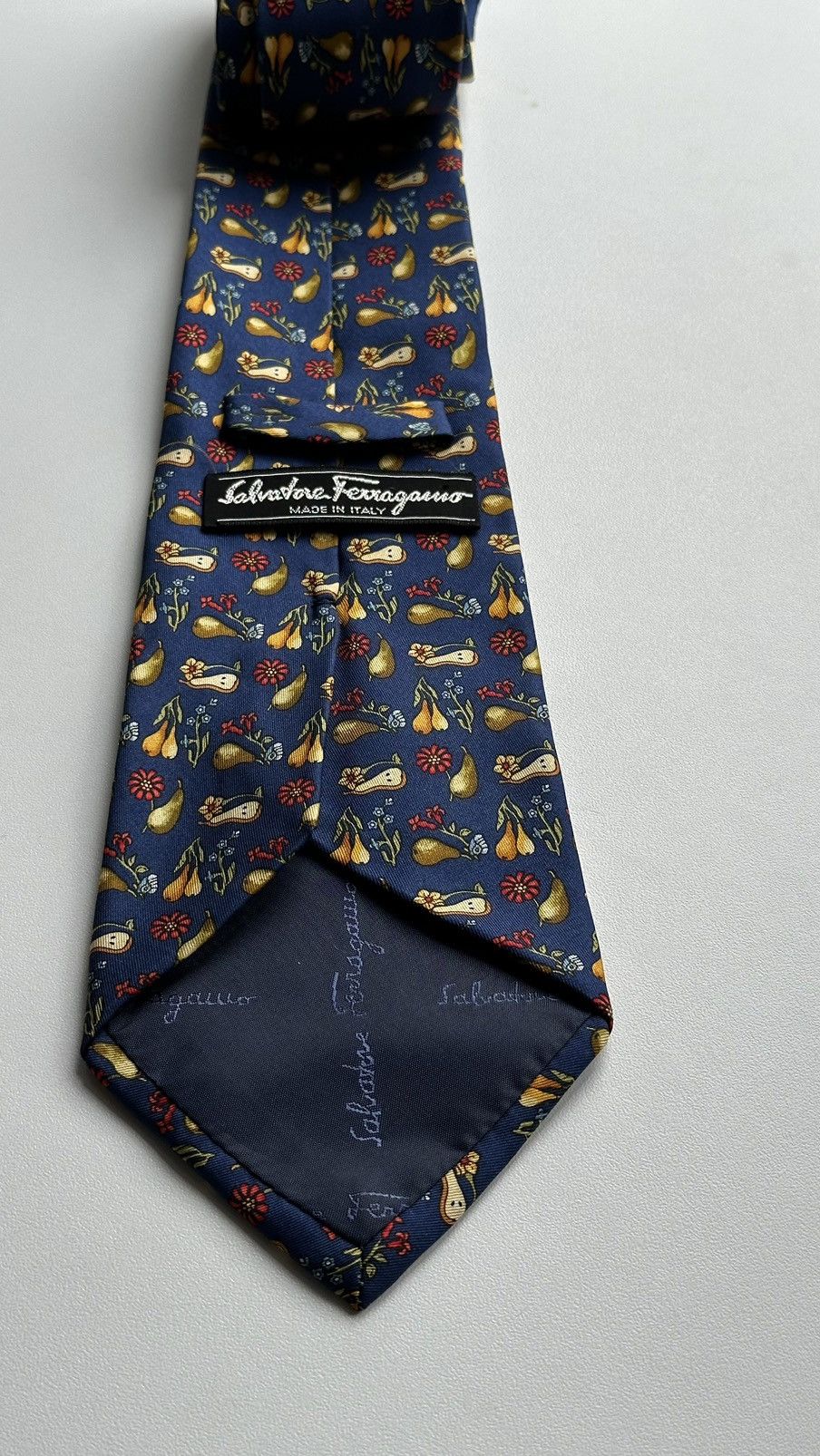 Salvatore Ferragamo Salvatore Ferragamo Men Classic Tie Made In Italy 100% Silk Size ONE SIZE - 6 Thumbnail
