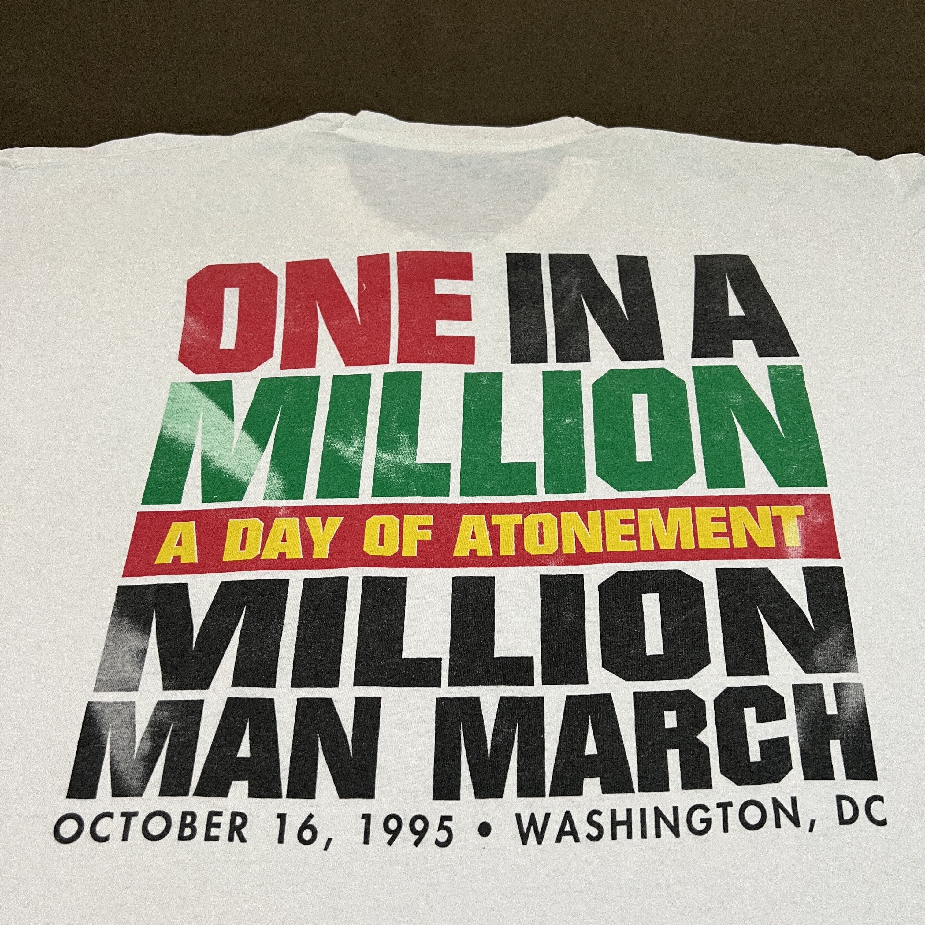Rap Tees Vintage 90s Million Man March God truth unity Promo Tee XL Size US XL / EU 56 / 4 - 13 Thumbnail