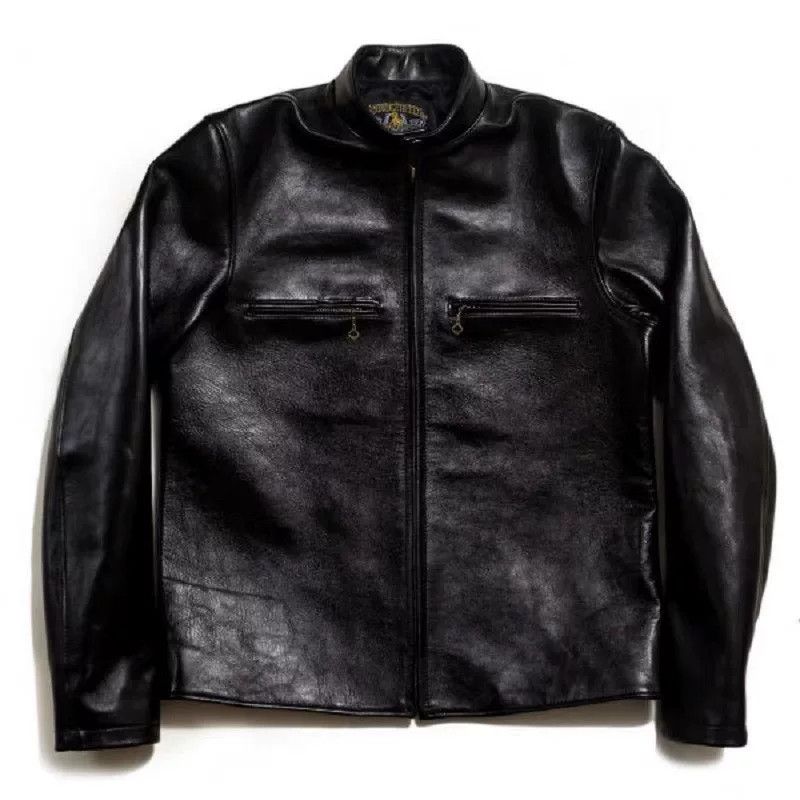 DOUBLE HELIX Double Helix Single Legend Black Leather Jacket Size US S / EU 44-46 / 1 - 1 Thumbnail