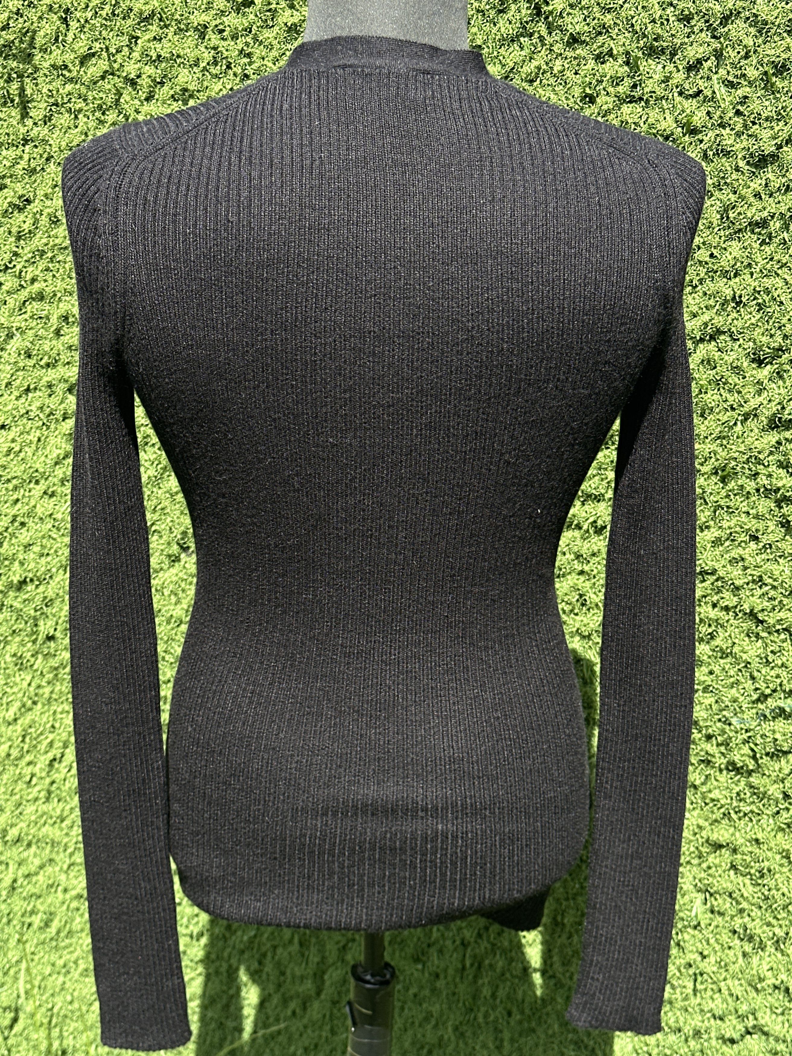Prada Prada 100% Alpaca Peru Knit Slim Stretch Cardigan 44 IT Size M / US 6-8 / IT 42-44 - 2 Thumbnail