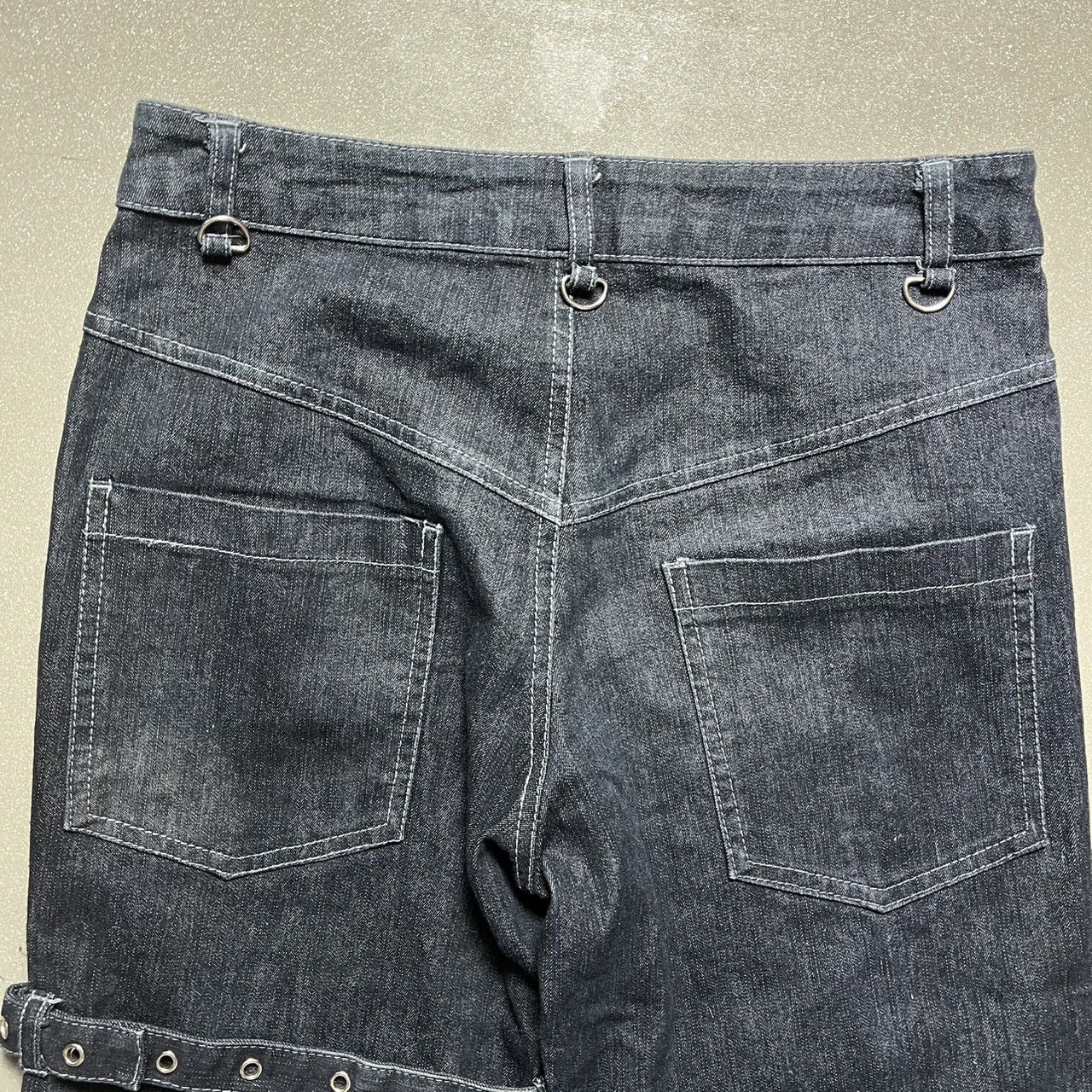 If Six Was Nine × Le Grande Bleu (L.G.B.) Blood Storm Strap Adjustable & Zip-off Denim Size US 30 / EU 46 - 13 Thumbnail