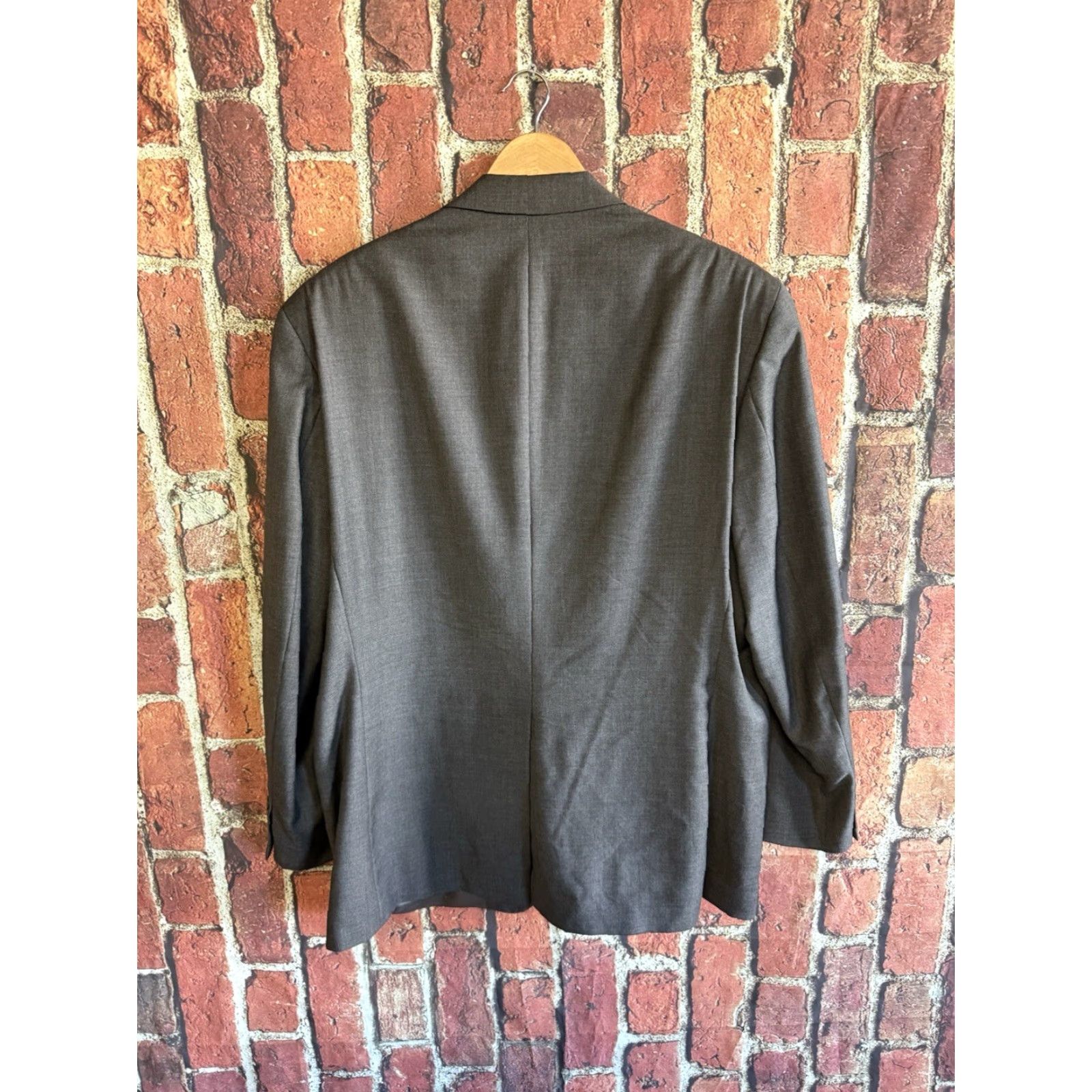 Ralph Lauren Lauren Ralph Lauren Blazer Wool Gray Mens 46R Macys Size 46R - 2 Thumbnail