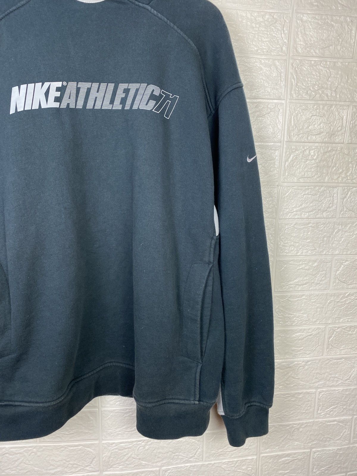 Nike × Vintage Vintage Nike Athletic 71 Hoodie Logo Size L Size US L / EU 52-54 / 3 - 5 Thumbnail