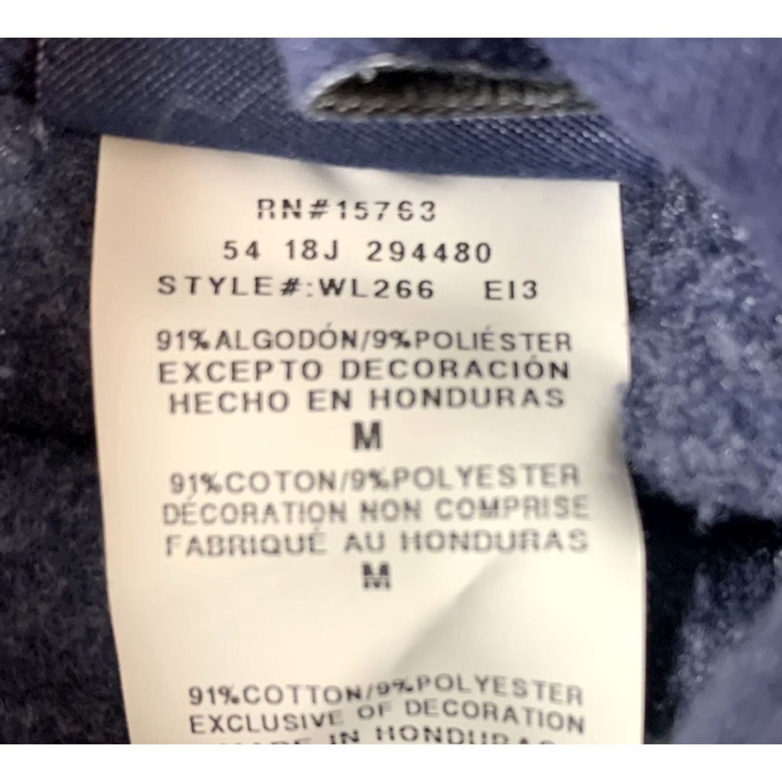 Champion CHAMPION REVERSE WEAVE HOODIE WOMENS MEDIUM BLUE PULLOVER Size M / US 6-8 / IT 42-44 - 5 Thumbnail