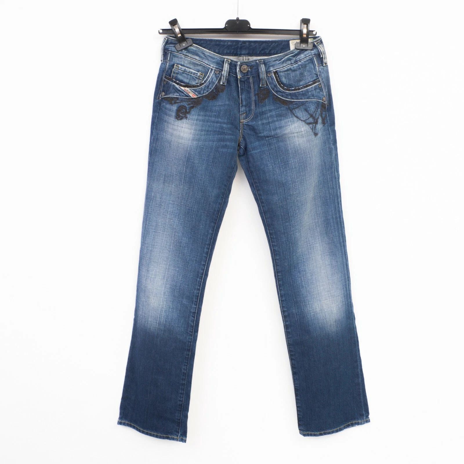 Diesel KYCUT Women's W27 L32 Jeans Low Rise Trousers Cotton Ladies Size 27" / US 4 / IT 40 - 1 Thumbnail