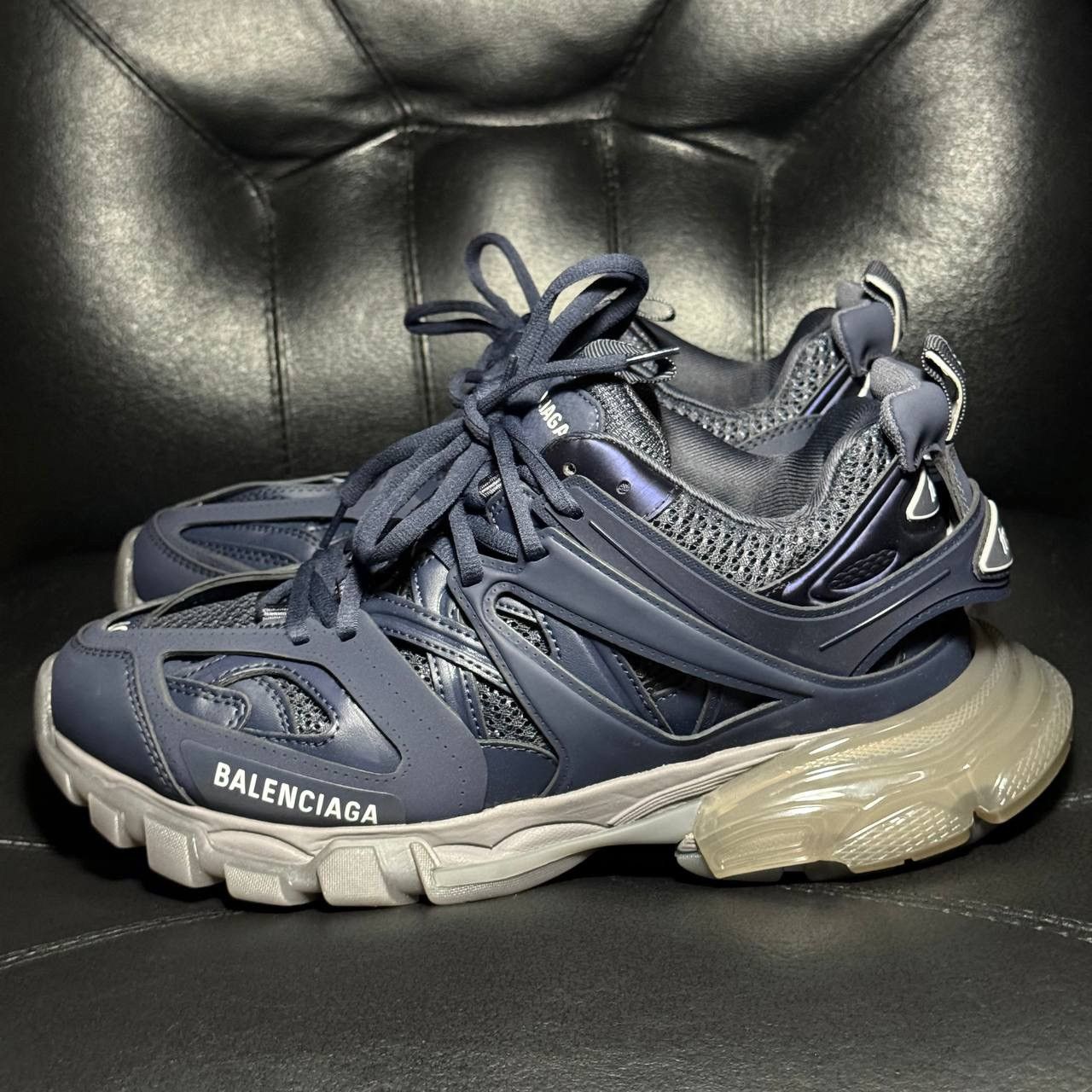 Balenciaga 40 Balenciaga track 1 Crearsole Blue Gray Size US 7 / EU 40 - 3 Thumbnail