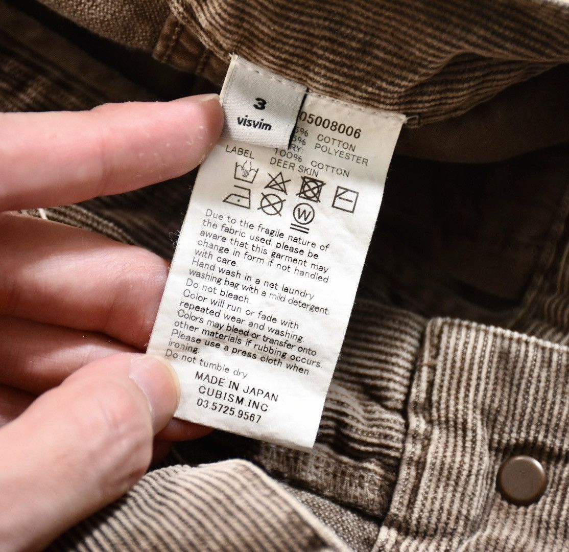 Visvim ICT Fluxus 03 Cords N.D. Mud size3