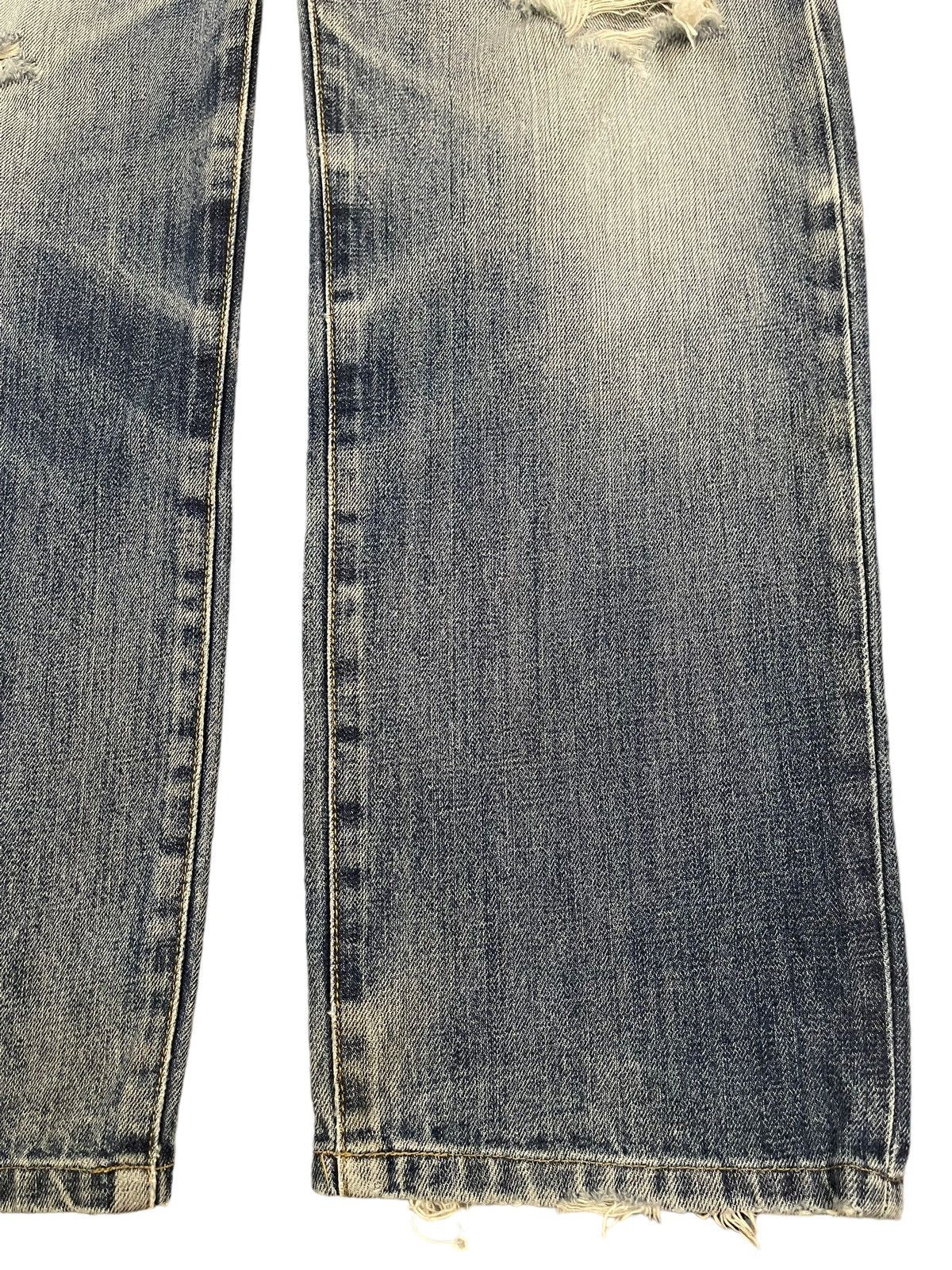 Uniqlo Vintage Japanese Uniqlo Blend Wash Distress Baggy Jeans Size US 32 / EU 48 - 6 Thumbnail