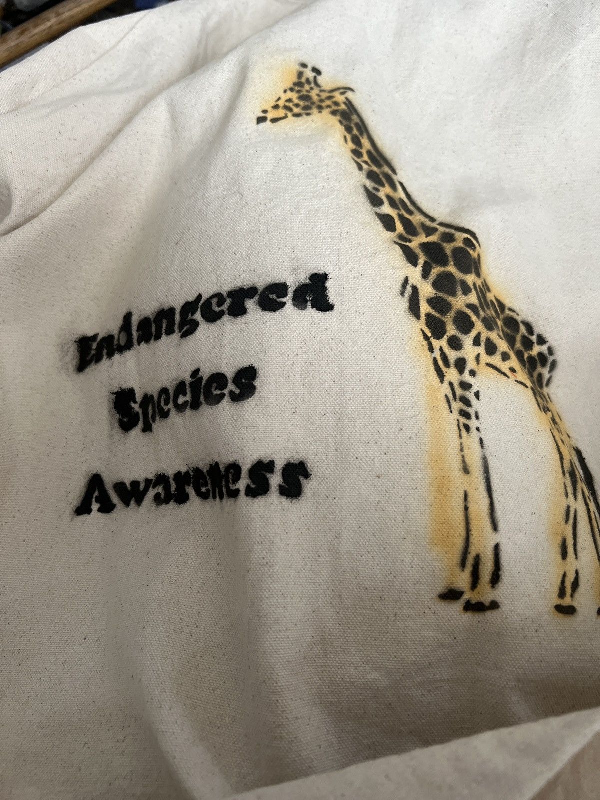 Other Endangered Species canvas Hoodie by Hermans Eco USA Size US XL / EU 56 / 4 - 6 Thumbnail