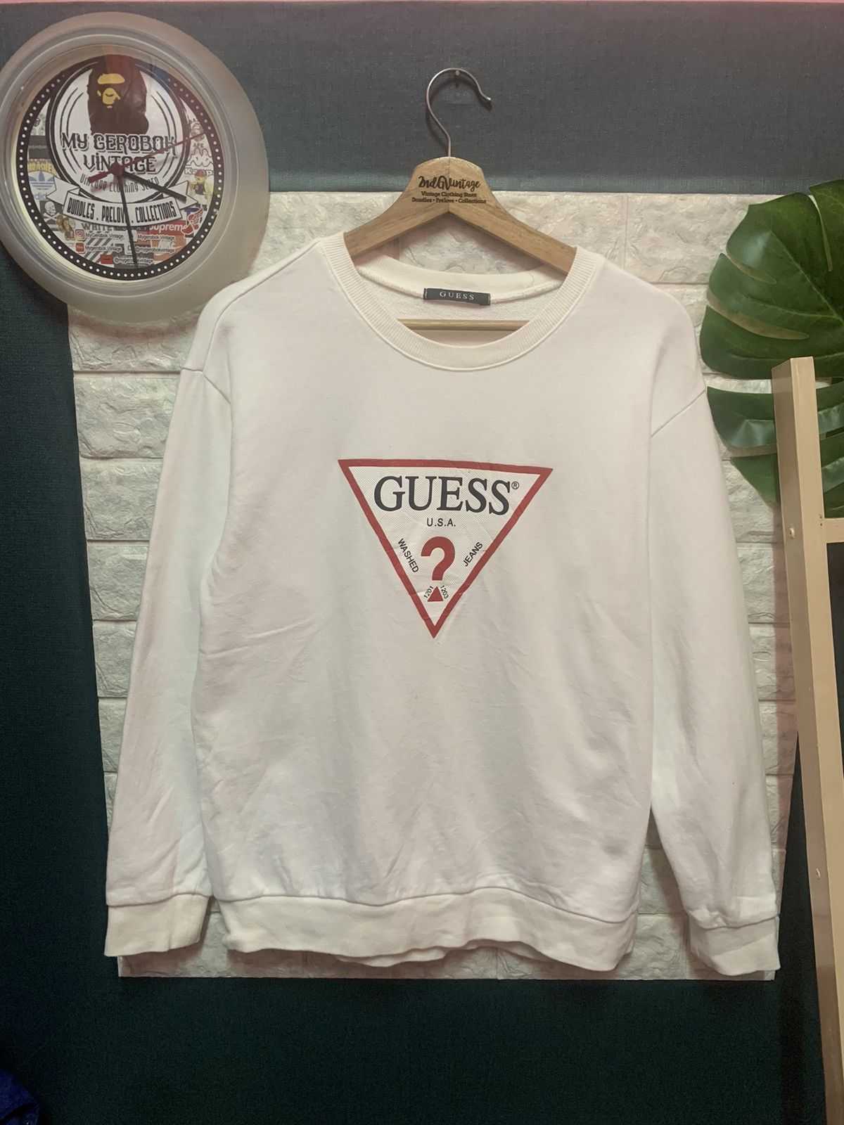 Guess STEAL!! Sweatshirt GUESS Big Logocybe Size US M / EU 48-50 / 2 - 1 Thumbnail