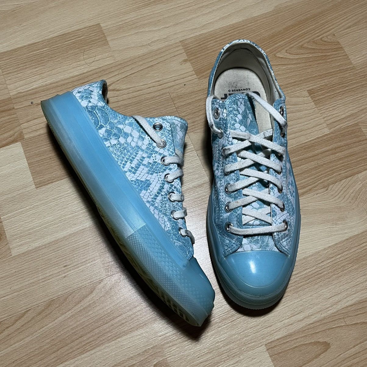 Converse × Golf le Fleur Golf Le Fleur x Chuck 70 Low Blue Python Sneakers Size US 9.5 / EU 42-43 - 2 Thumbnail