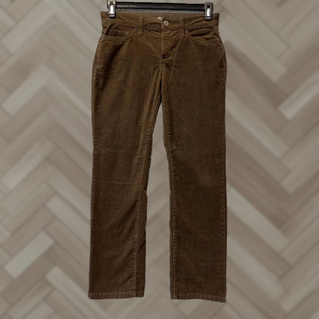 Velvet St John’s Womens Jeans Velvet Corduroy Mid Rise Casual Size 4P NWOT/116-11 Brown Distressed No 5-Pocket Slim Size 27" / US 4 / IT 40 - 1 Thumbnail