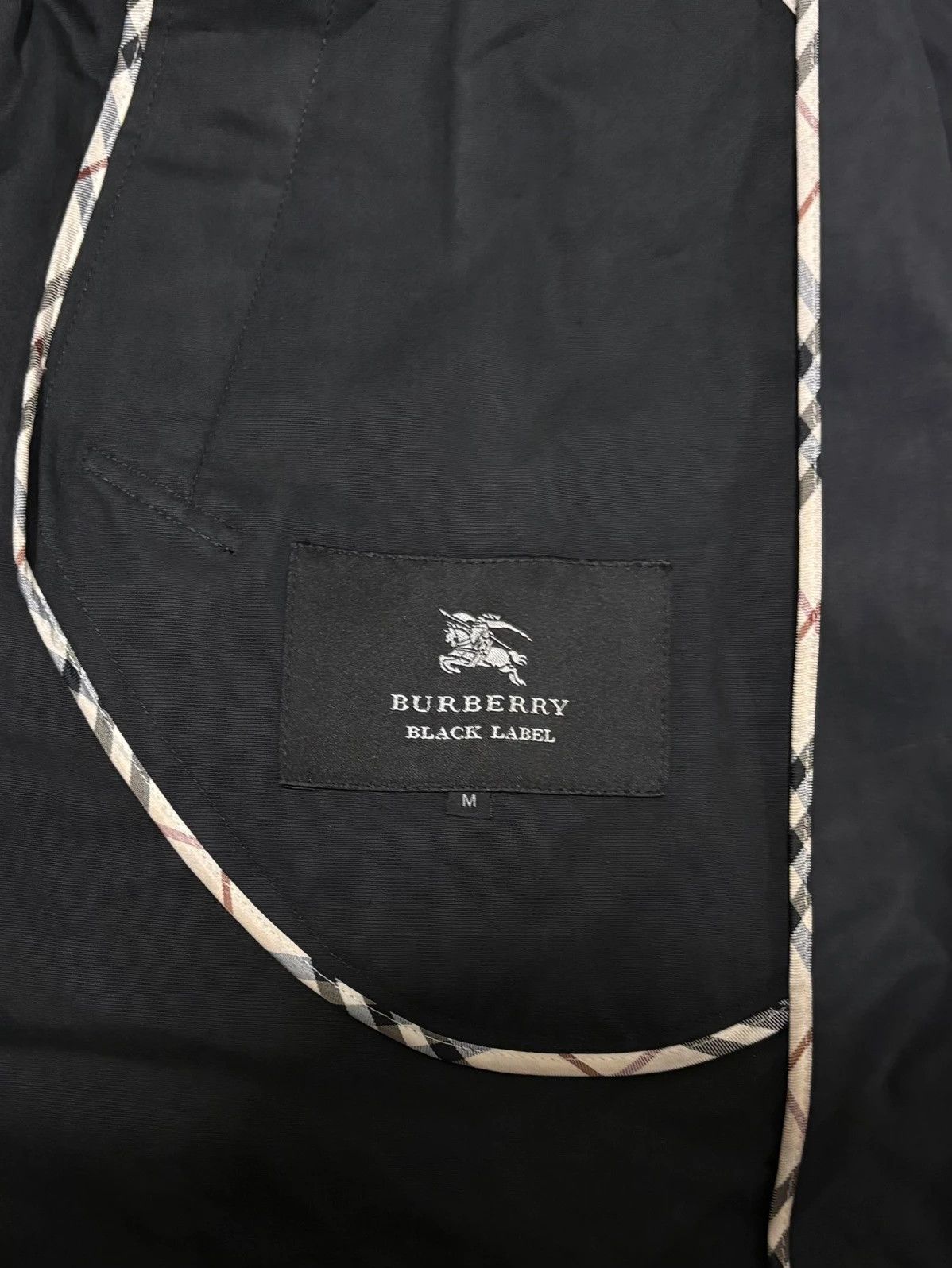 Burberry Burberry Black Label black denim trench coat Size US S / EU 44-46 / 1 - 8 Thumbnail