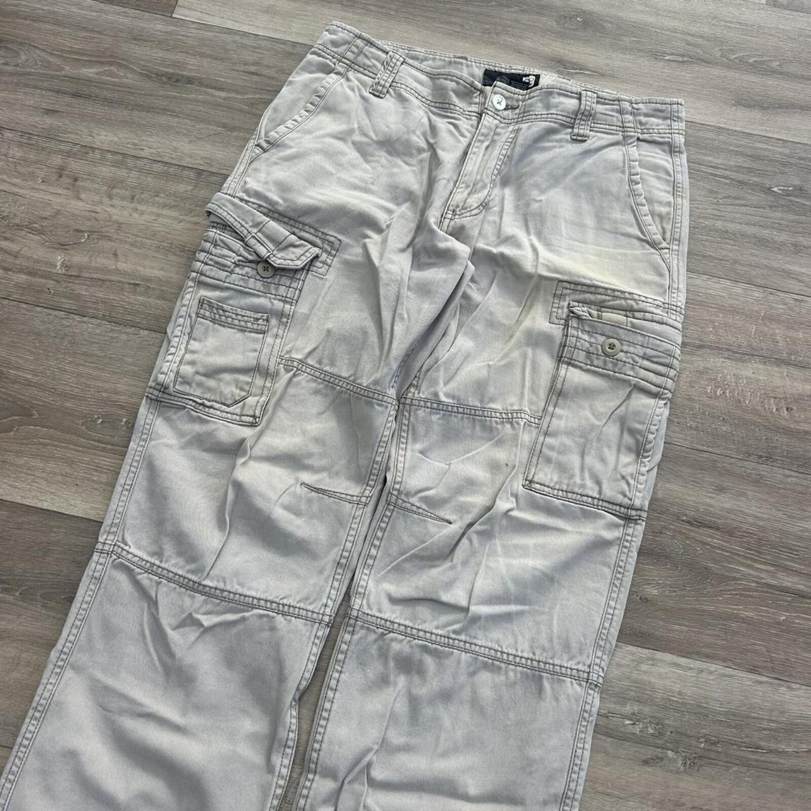 Ocean Pacific Vintage y2k Ocean Pacific Baggy Tan Brown Pants size 32/32 Size US 32 / EU 48 - 4 Thumbnail