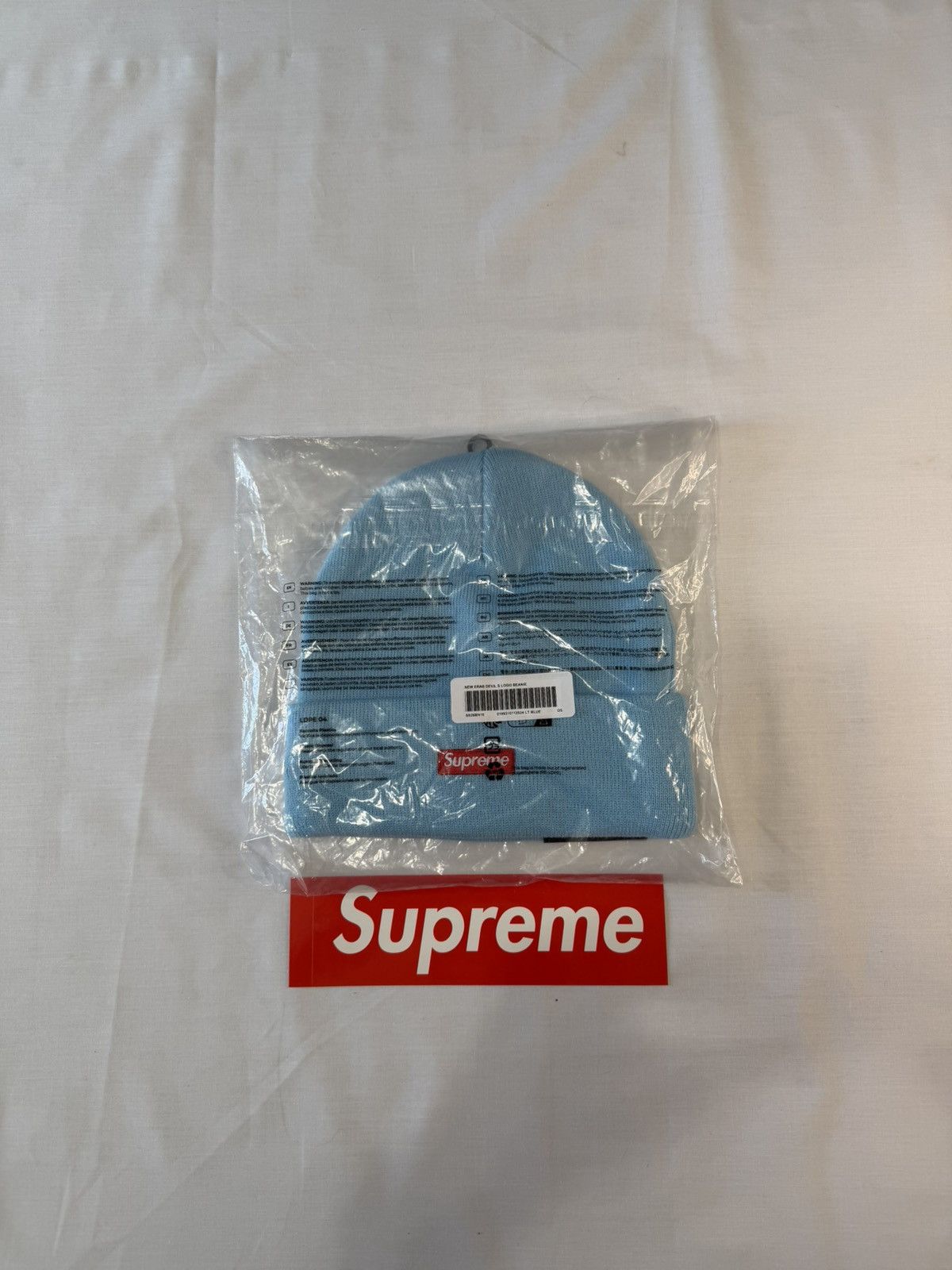 Supreme Supreme Devil S Logo Beanie Brand New Blue SS26 Size ONE SIZE - 3 Thumbnail