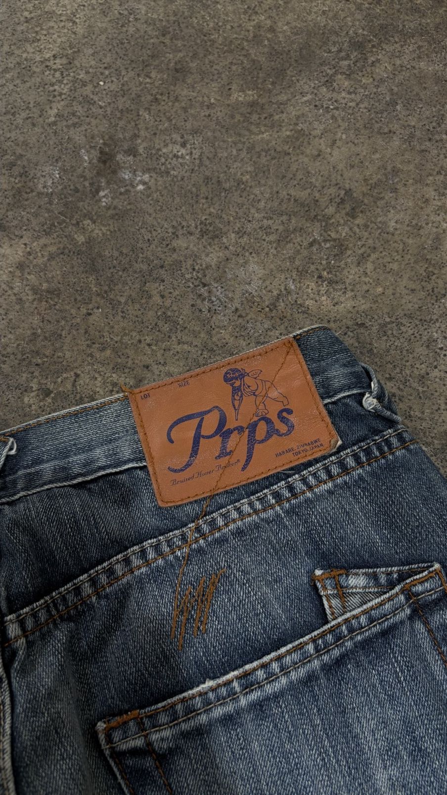 Japanese Brand PRPS Jeans Cropped Pants Faded LGB Style Size US 32 / EU 48 - 7 Thumbnail