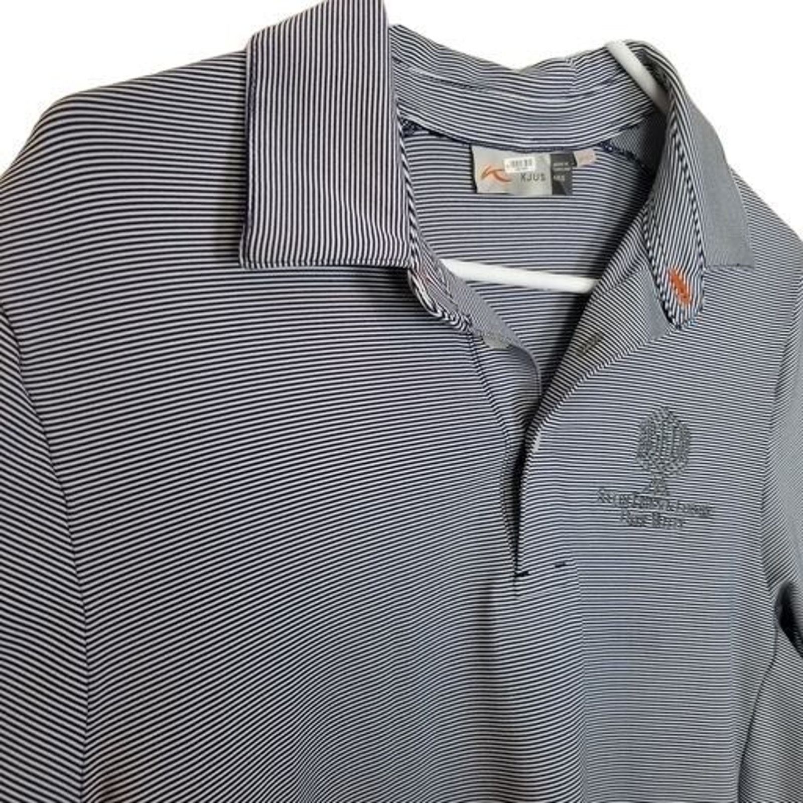 KJUS KJUS Mens Striped Golf Polo Shirt S Stretch Active Athletic Size US S / EU 44-46 / 1 - 5 Thumbnail