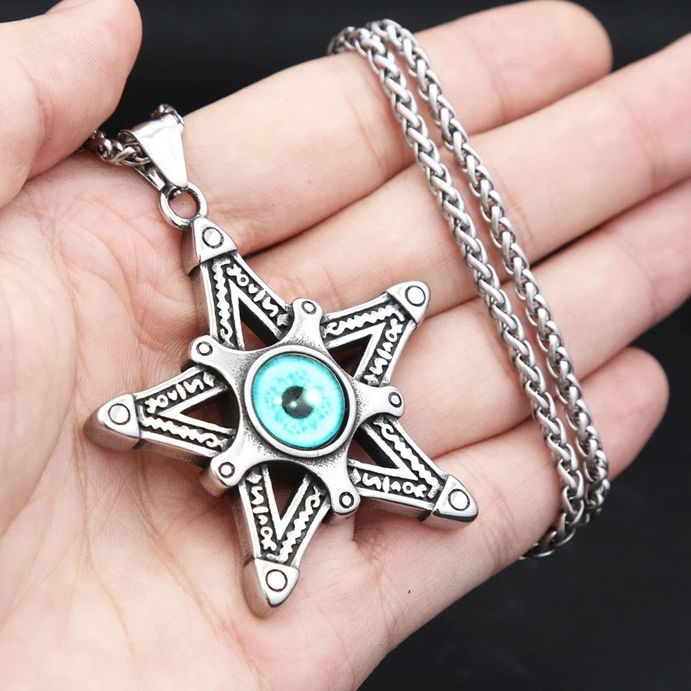 Other Vintage Pentagram Star Pendant Necklace Size ONE SIZE - 1 Thumbnail