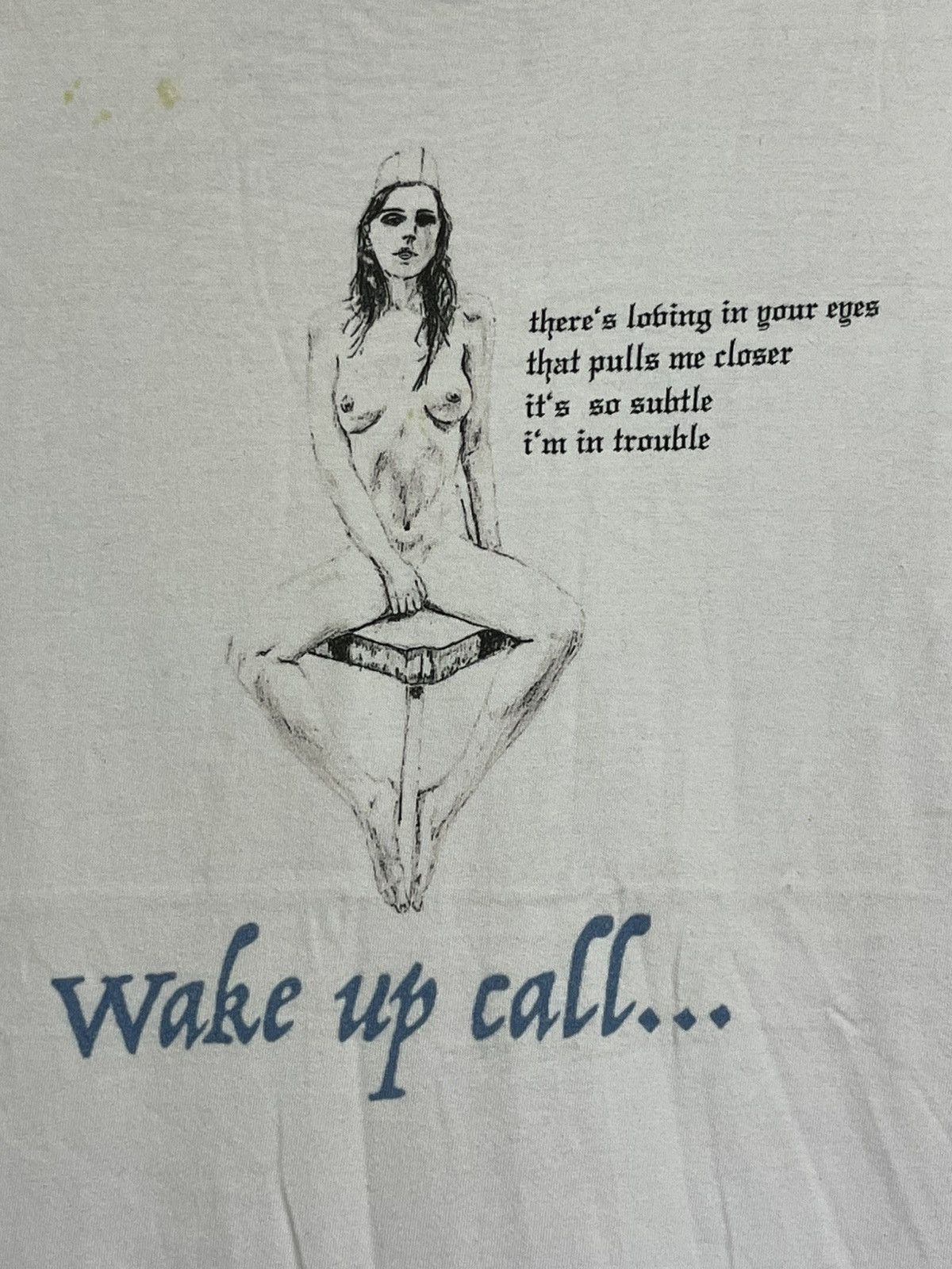 Japanese Brand CRAZY🔥WAKE UP CALL SEXY GIRL TEE SHIRT Size US M / EU 48-50 / 2 - 3 Thumbnail