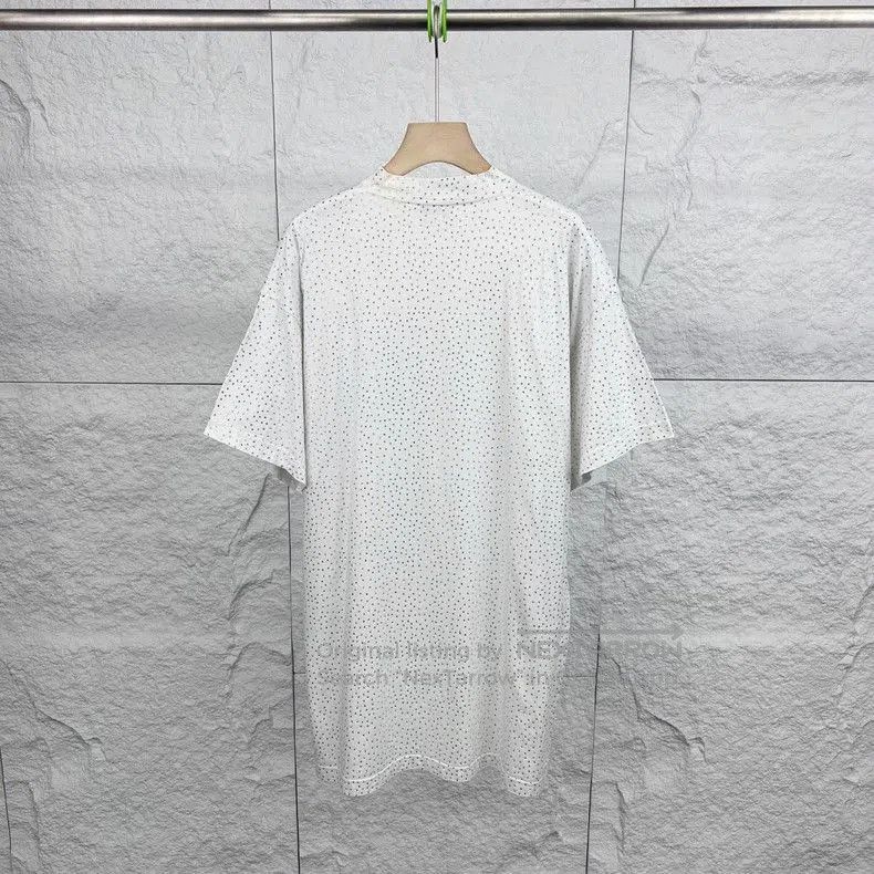Balenciaga Balenciaga Crystal Embellished Short Sleeve Top. Size US L / EU 52-54 / 3 - 3 Thumbnail