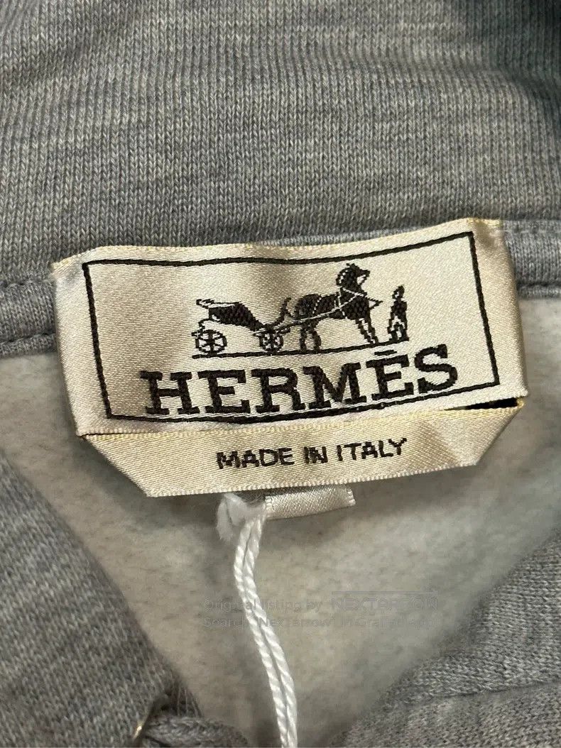 Hermes Hermes Printed Hooded Long Sleeve Sweater Size US M / EU 48-50 / 2 - 3 Thumbnail