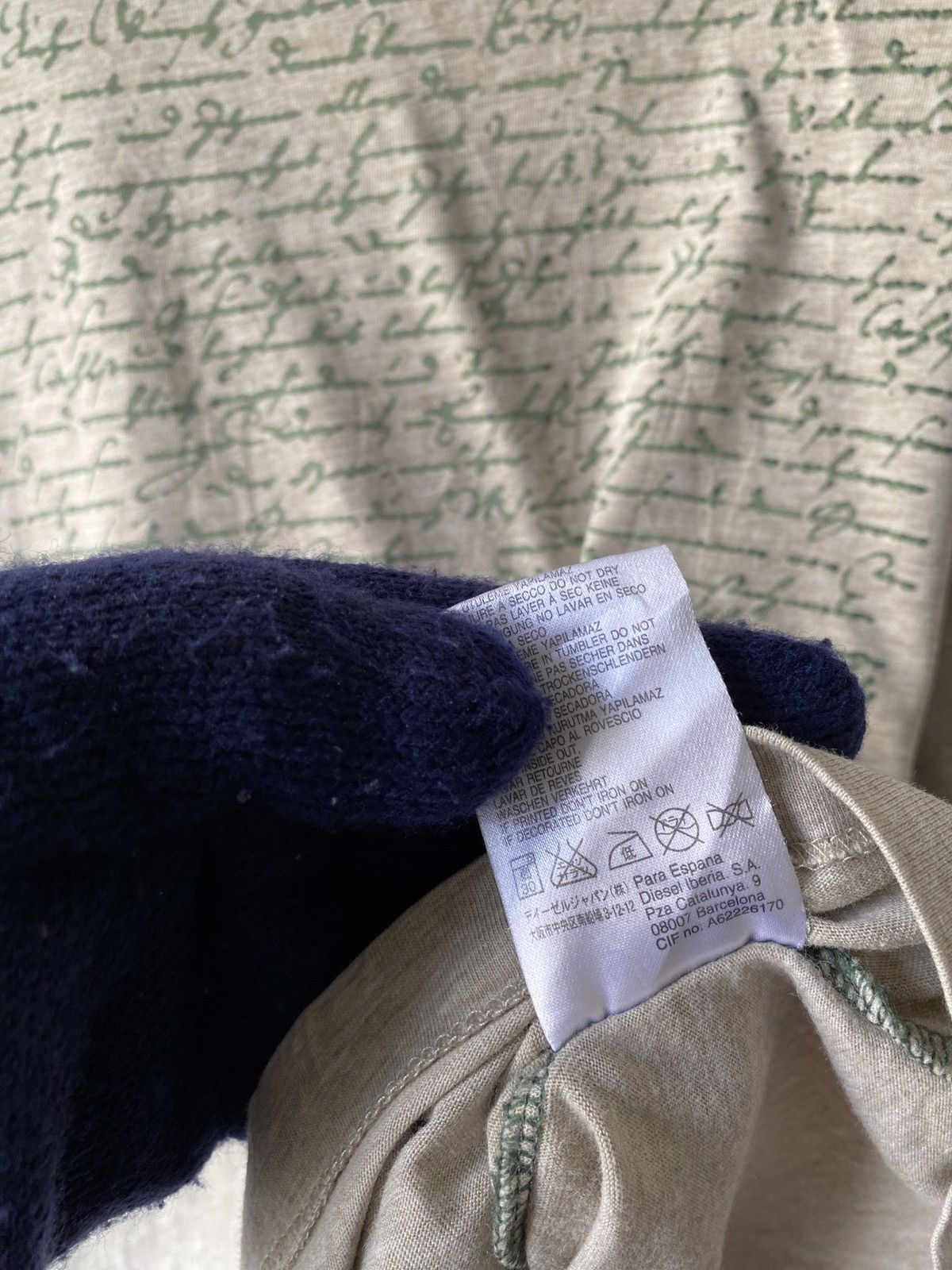 Diesel × If Six Was Nine × Tornado Mart Diesel Industry Poem Design Long Sleeve Size US L / EU 52-54 / 3 - 13 Thumbnail