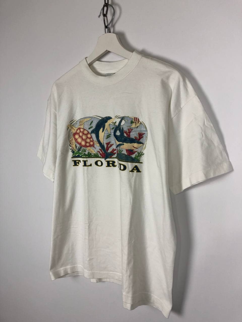 Armani Armani Exchange T-Shirt Florida Tee White size L Size US L / EU 52-54 / 3 - 5 Thumbnail