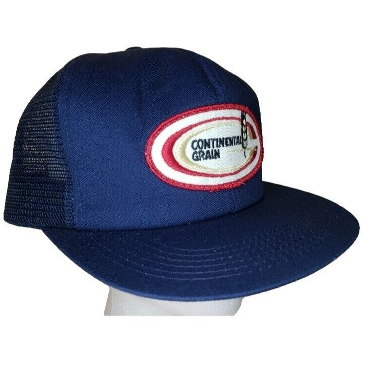 Vintage Vtg Continental Grain Trucker Hat Mesh Foam USA K Products S Size ONE SIZE - 1 Thumbnail