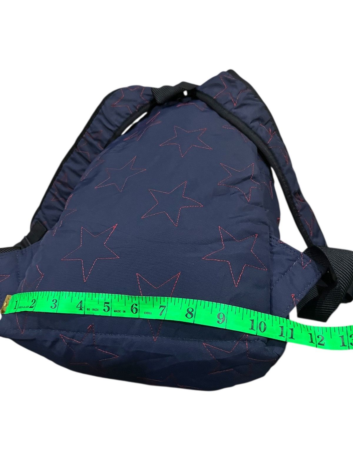 Japanese Brand VINTAGE SAZABY NYLON BACKPACK BLUE STAR RED DESIGN Size ONE SIZE - 15 Thumbnail