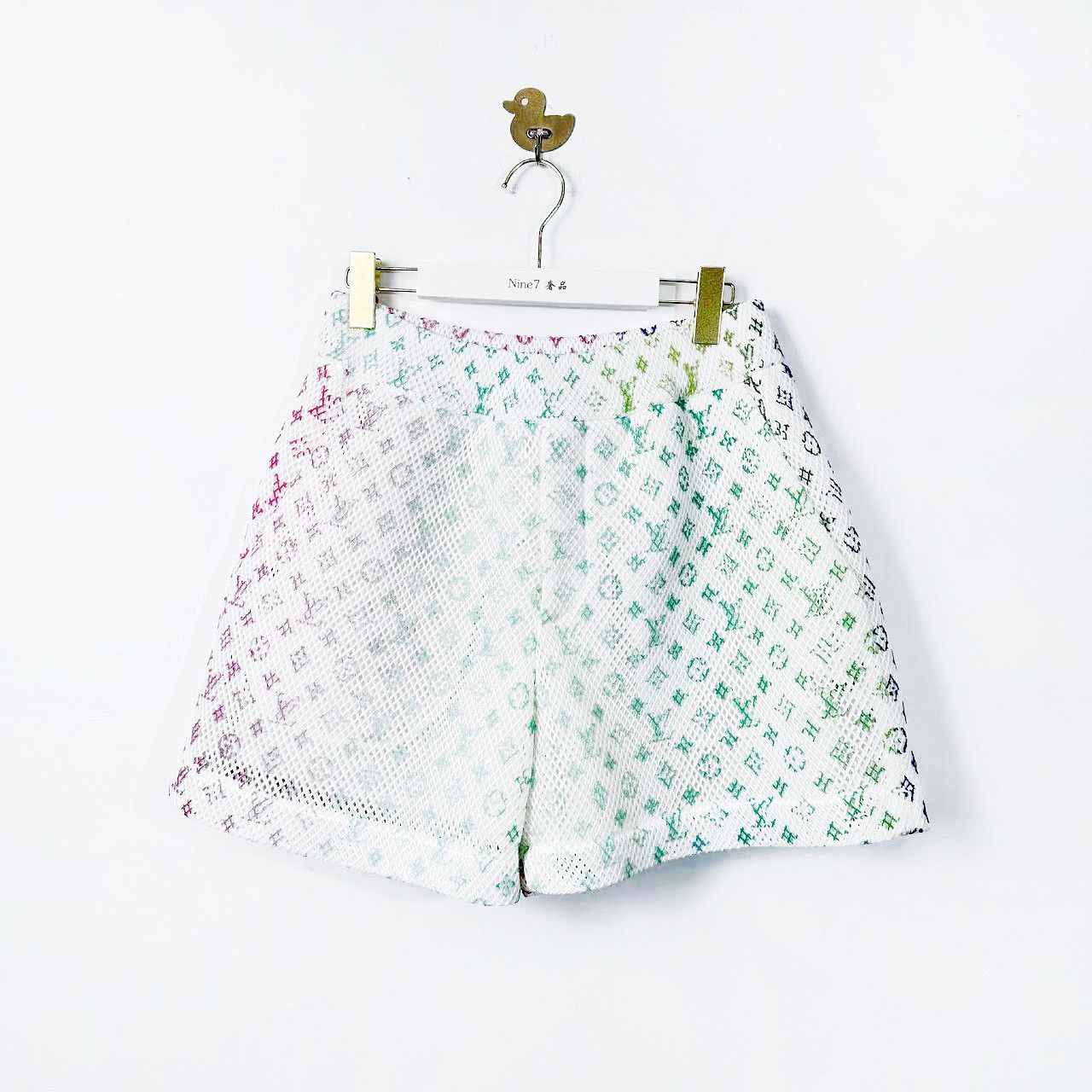 Louis Vuitton Louis Vuitton Gradient Monogram Mesh Shorts Size 38 Size 26" / US 2 / IT 38 - 1 Thumbnail