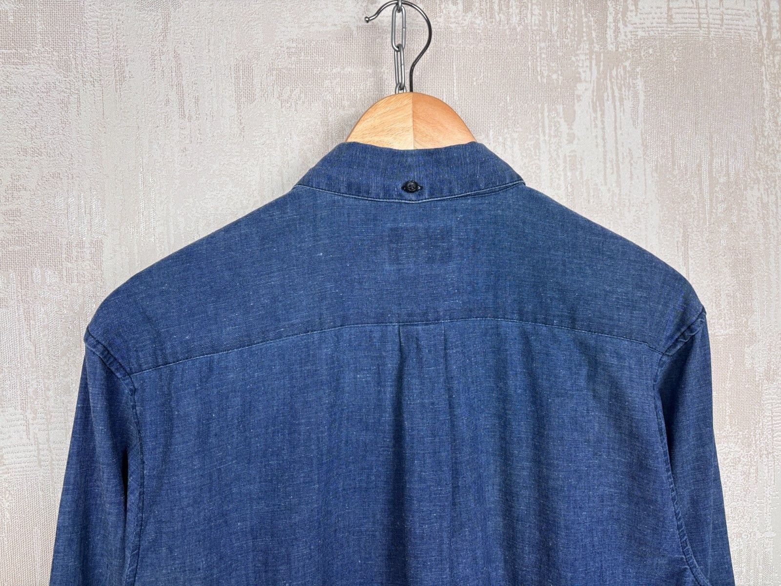 Nudie Jeans Nudie Jeans Stanley Deep Blue Long Sleeve Shirt Button Down Size US M / EU 48-50 / 2 - 14 Thumbnail