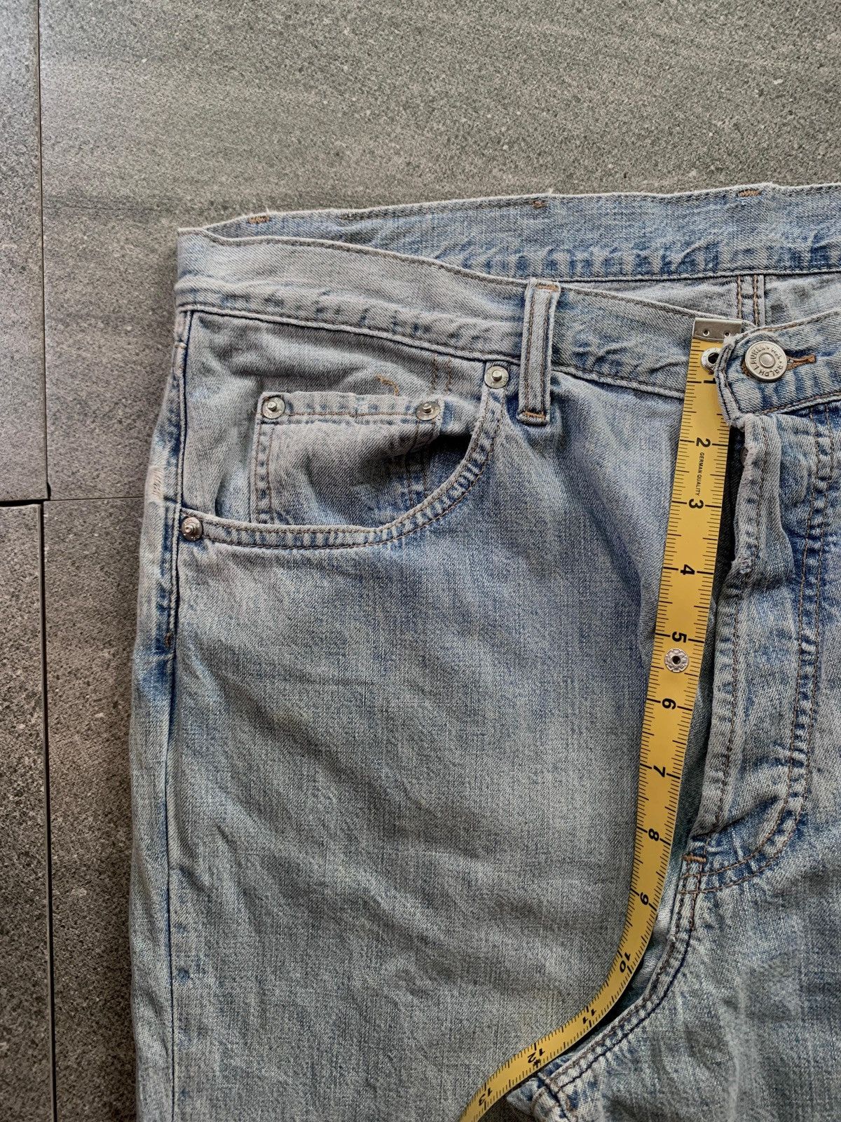 RRL Ralph Lauren FREE TAX! RRL Distressed Wash Denim Jeans Size US 34 / EU 50 - 19 Thumbnail