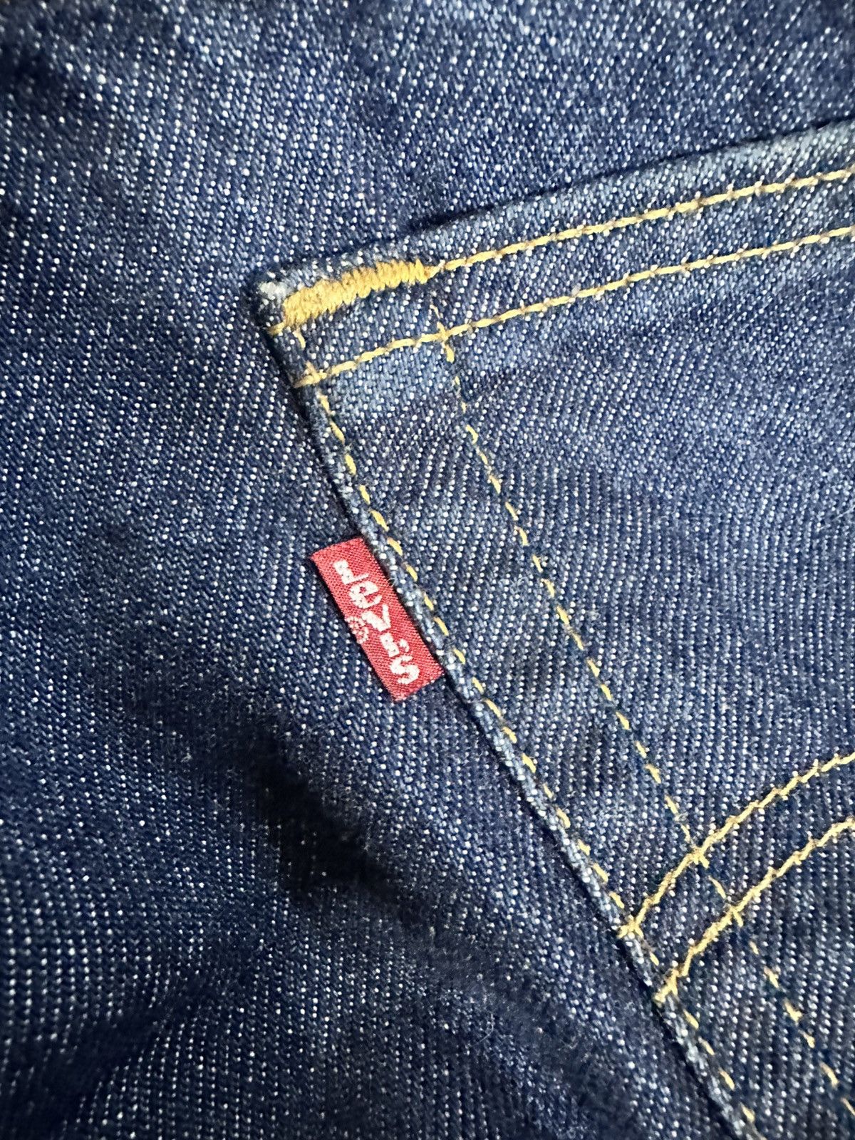 Levi's Vintage MiUSA 505 straight leg indigo raw denim jeans Size US 34 / EU 50 - 8 Thumbnail