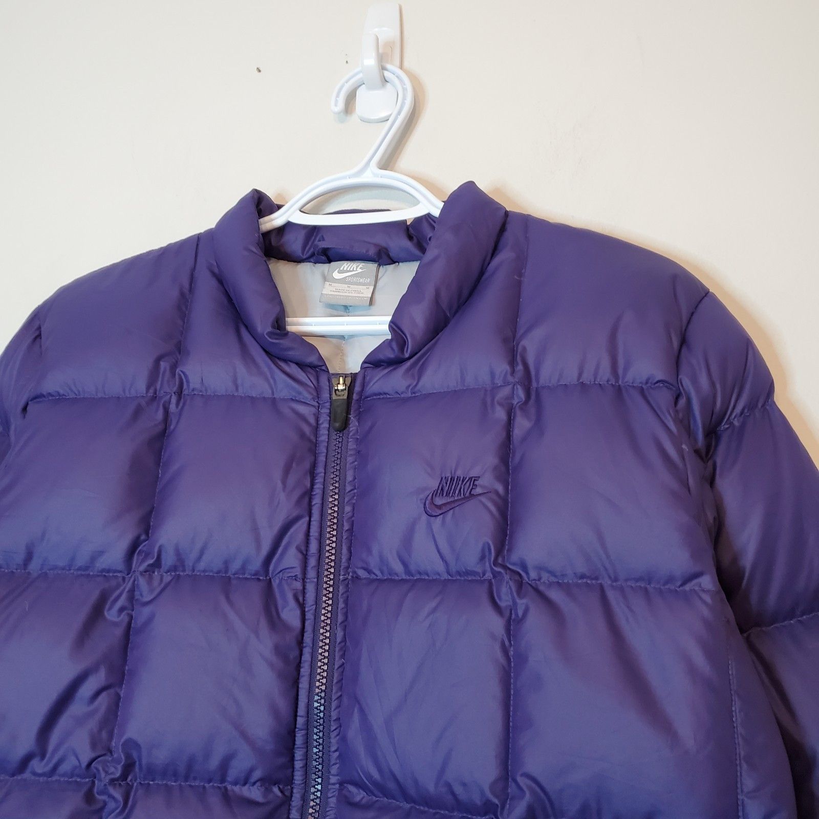 Nike Y2K Nike Down Puffer Coat Purple Size M Size US M / EU 48-50 / 2 - 3 Thumbnail