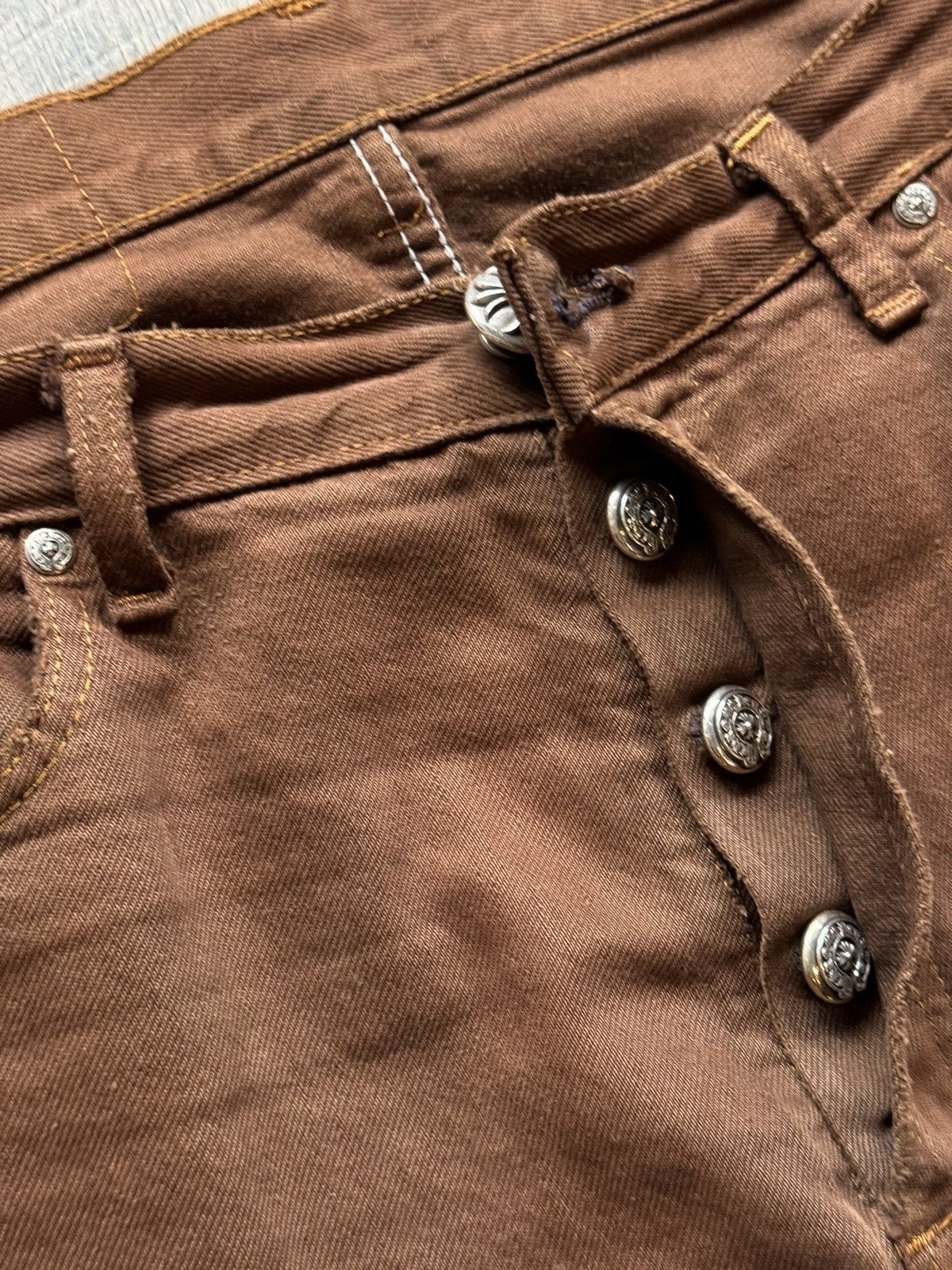 Chrome Hearts Chrome Hearts NYFW Exclusive Levi’s Cross Patch Jeans Size US 36 / EU 52 - 9 Thumbnail