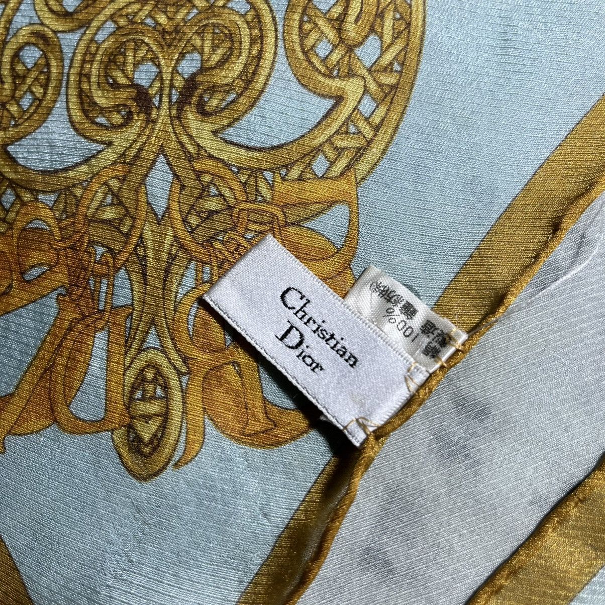 Christian Dior Monsieur Christian Dior Silk Scarf Size ONE SIZE - 10 Thumbnail