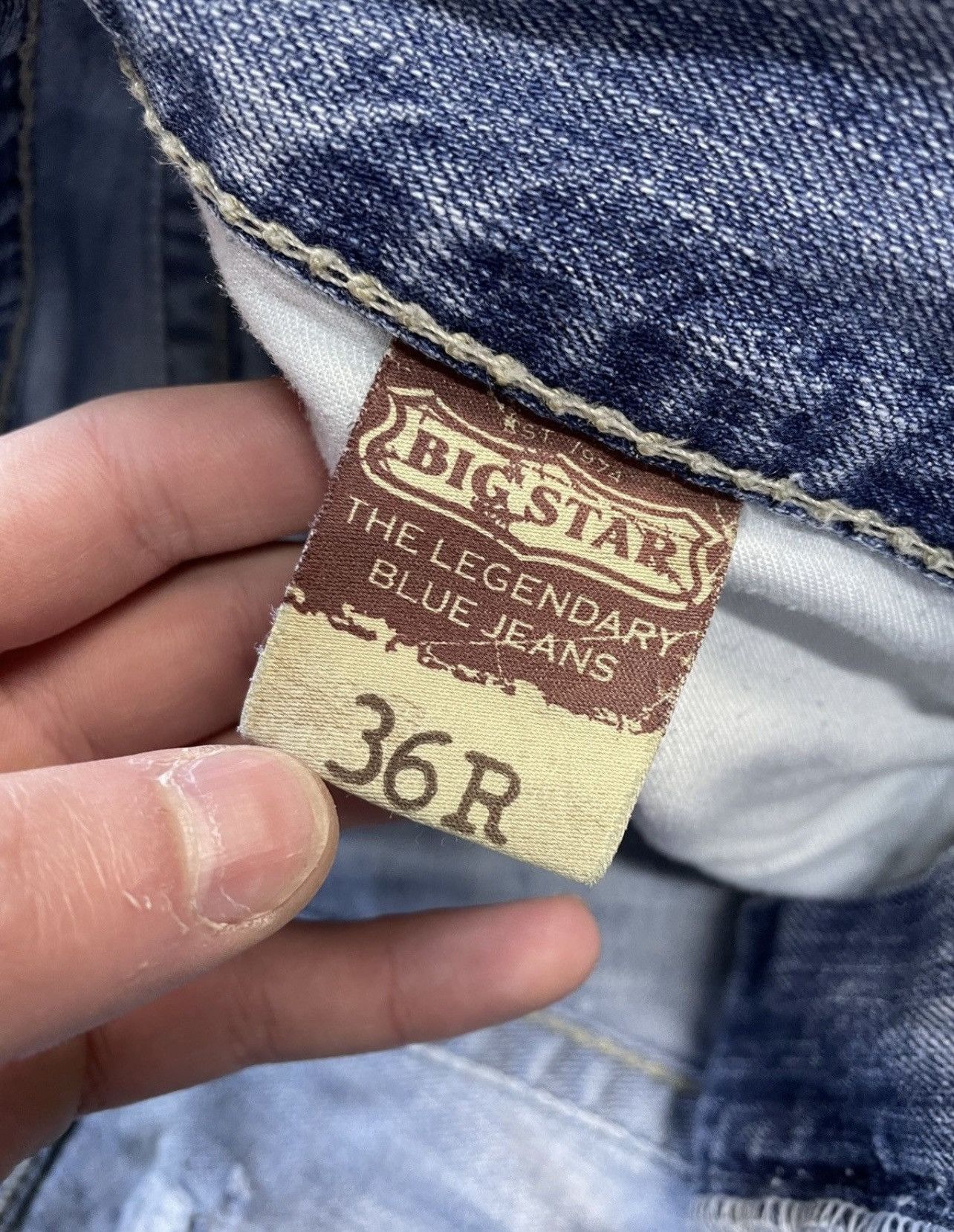 True Religion Vintage Y2K Big Star Like True Religion Y2K Distressed Jeans Size US 36 / EU 52 - 19 Thumbnail