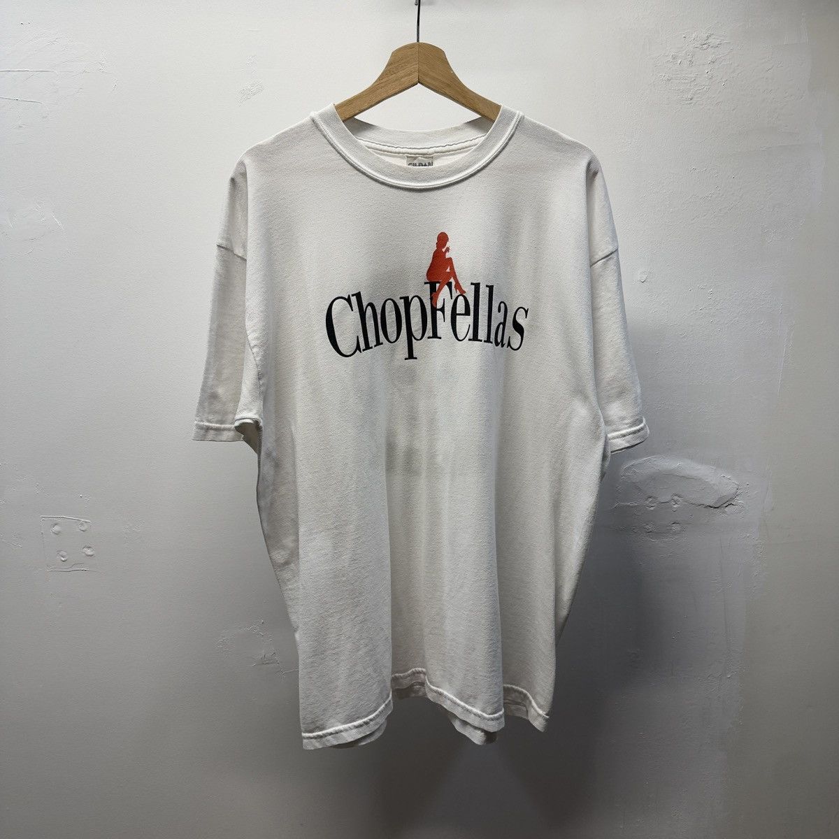 Vintage Faded Chopfellas Biker Shirt ERD Grunge WCC Chrome Thrashed Size US XL / EU 56 / 4 - 1 Thumbnail