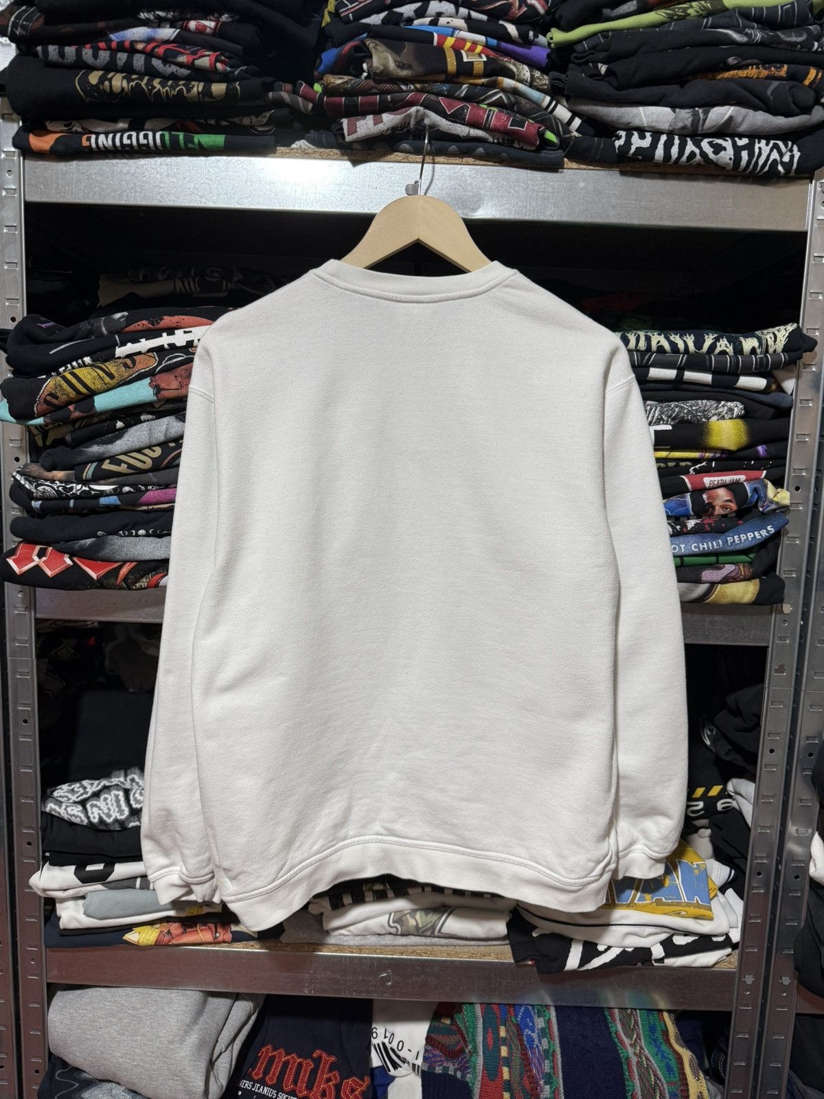 Nike Vintage 90’s Nike Big Center Logo Swoosh Sweatshirt Y2K Hype Size US M / EU 48-50 / 2 - 2 Thumbnail